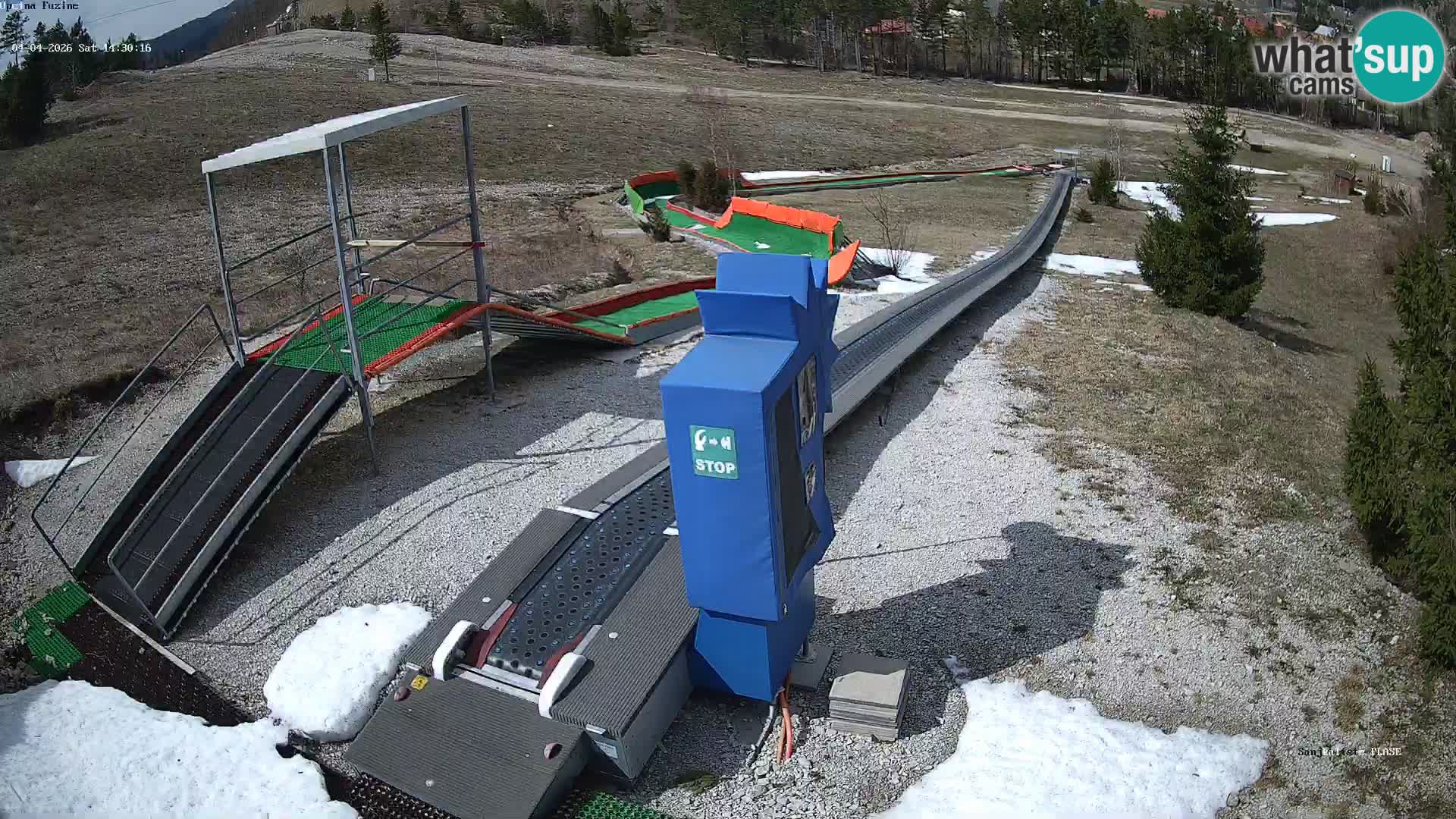 Webcam en direct Piste de luge de Fužine – Croatie