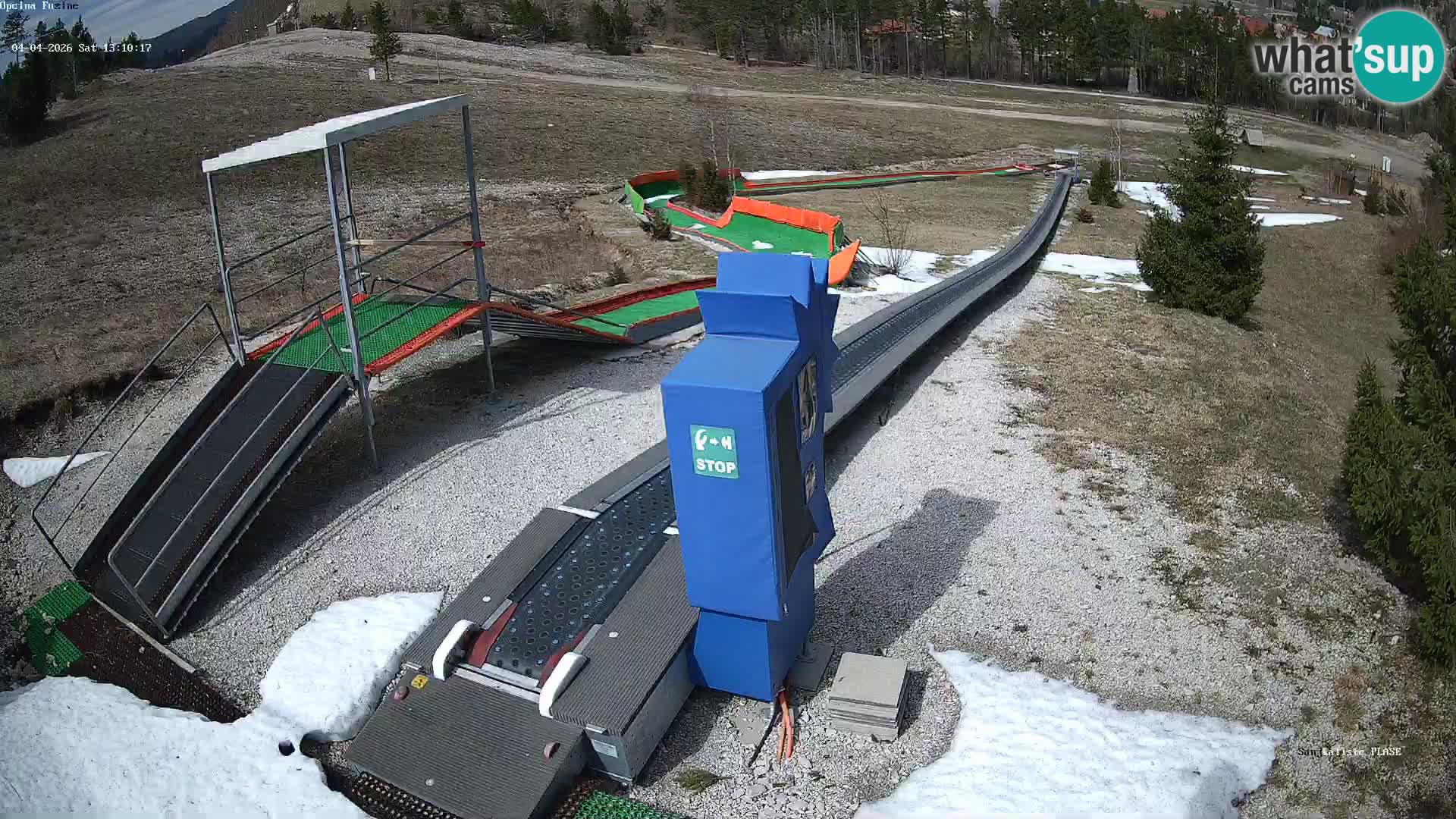 Webcam en direct Piste de luge de Fužine – Croatie