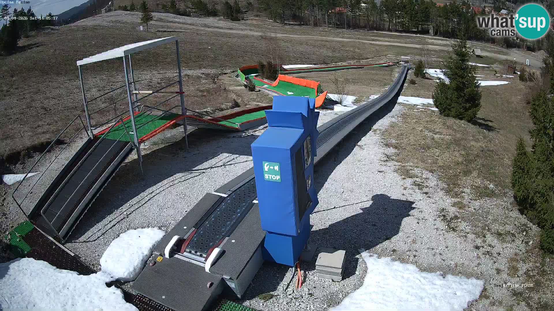 Live webcam Pista da slittino Fužine – Croazia