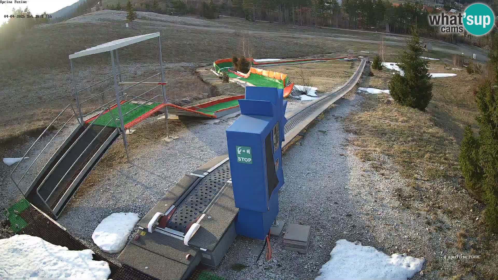 Webcam en direct Piste de luge de Fužine – Croatie