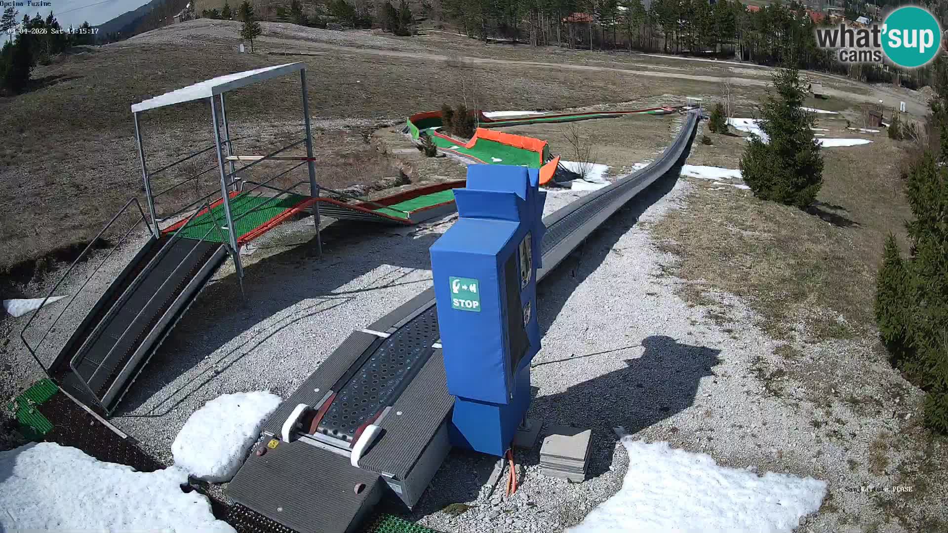 Webcam en direct Piste de luge de Fužine – Croatie