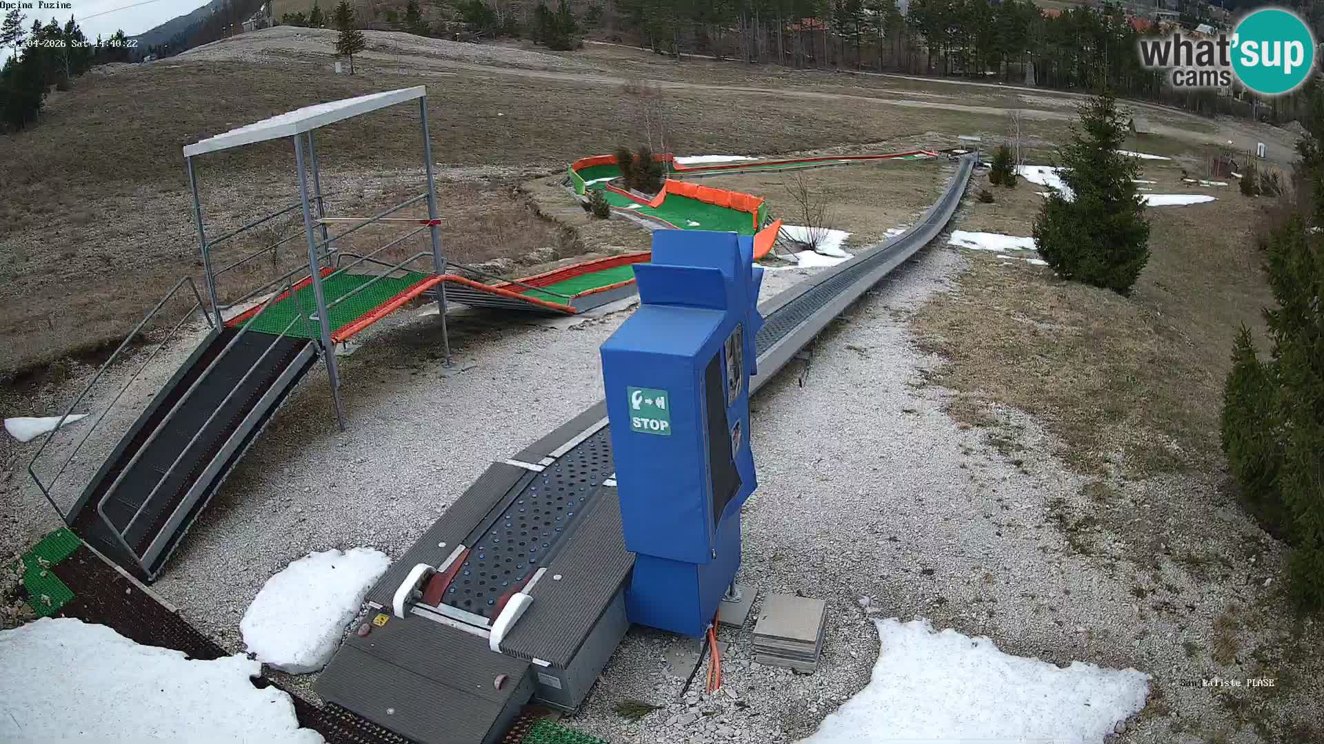 Spletna kamera v živo Sankališče Fužine – Hrvaška