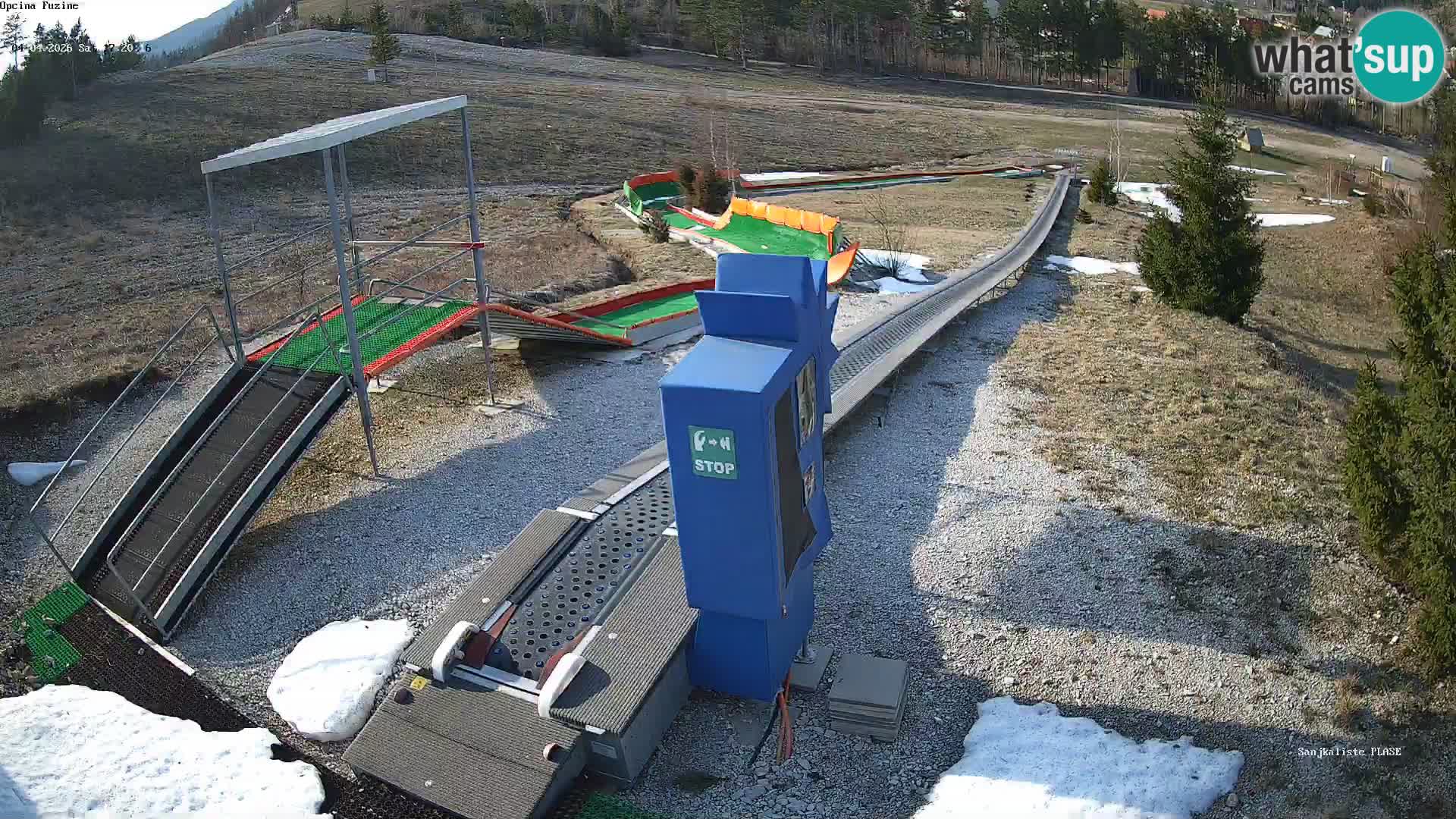 Webcam en direct Piste de luge de Fužine – Croatie