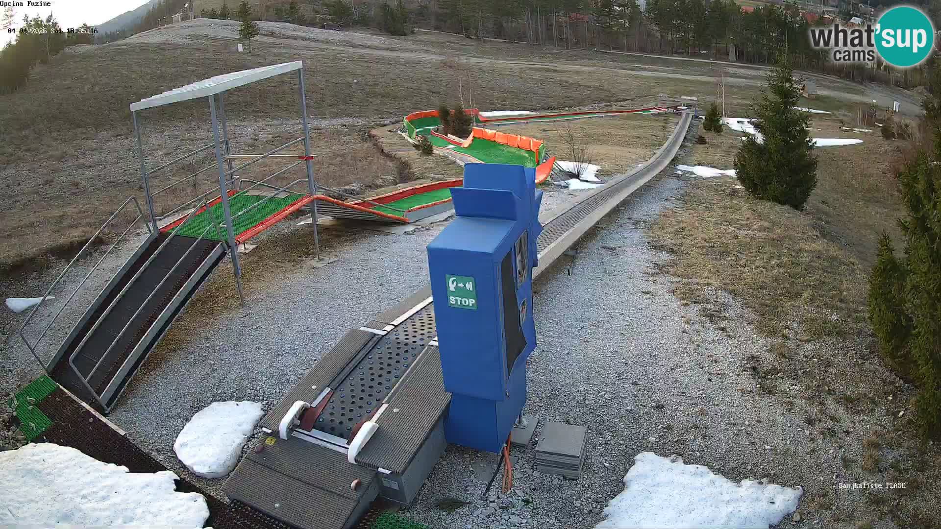 Spletna kamera v živo Sankališče Fužine – Hrvaška