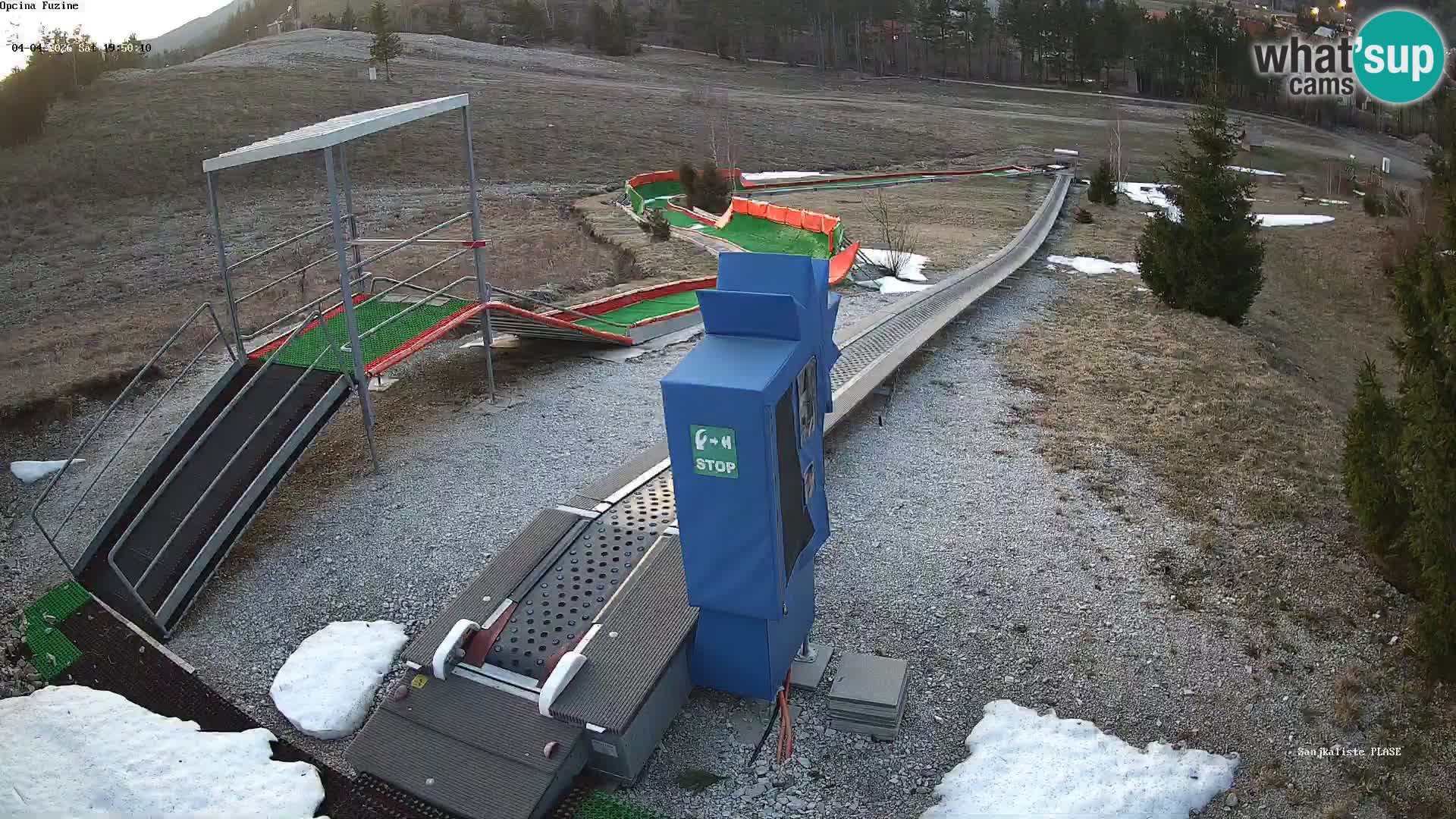 Live webcam Pista da slittino Fužine – Croazia