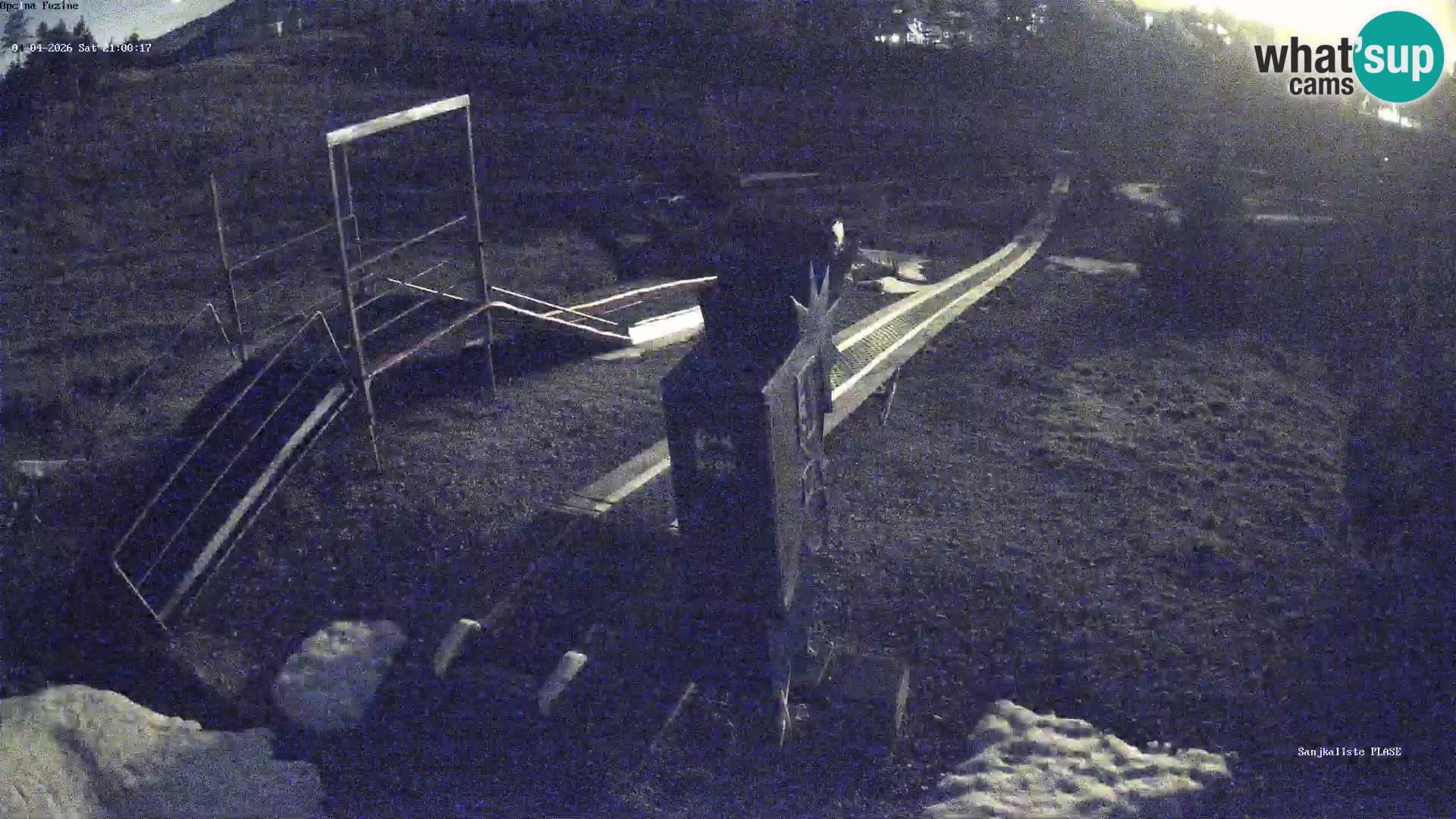 Spletna kamera v živo Sankališče Fužine – Hrvaška