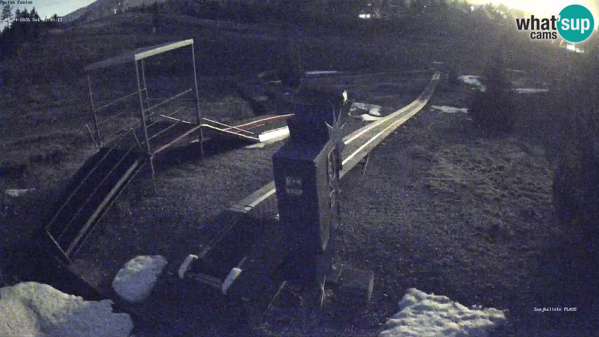 Webcam en vivo Pista de trineo Fužine – Croacia