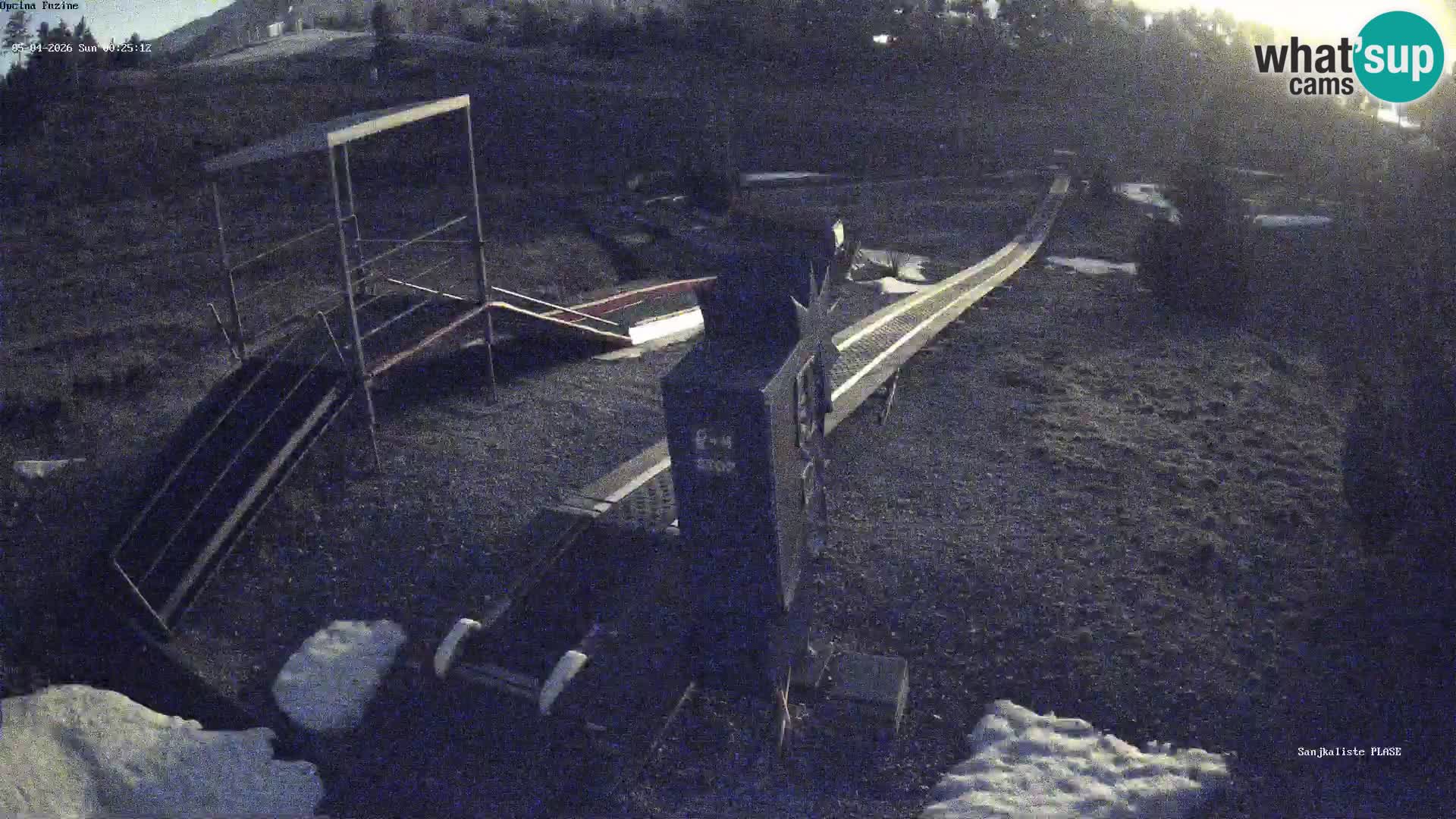 Webcam en vivo Pista de trineo Fužine – Croacia