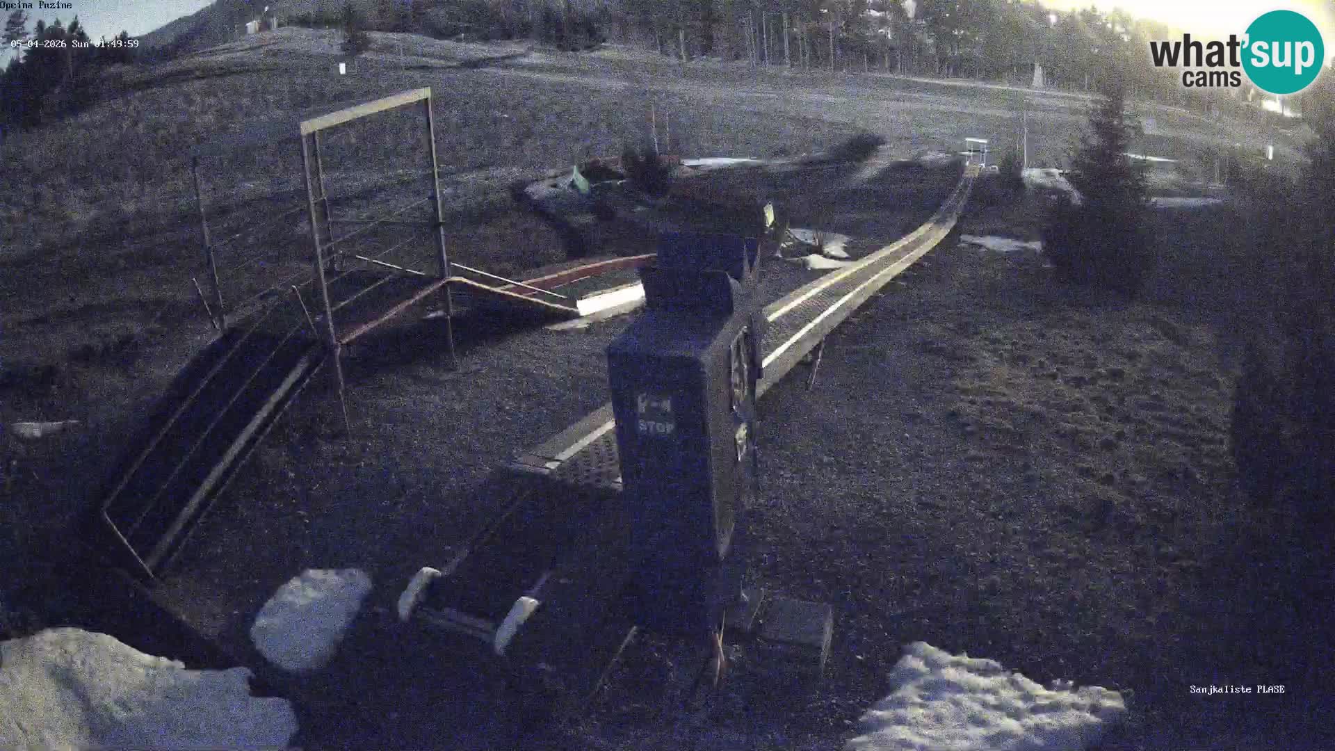 Live webcam Pista da slittino Fužine – Croazia