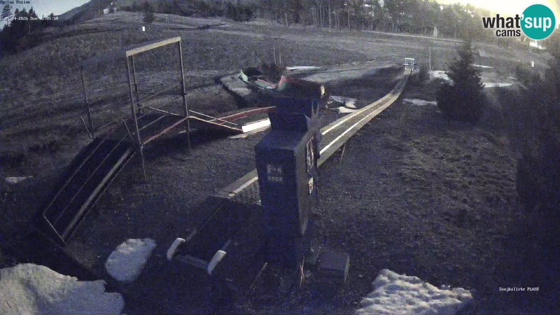 Live webcam Pista da slittino Fužine – Croazia