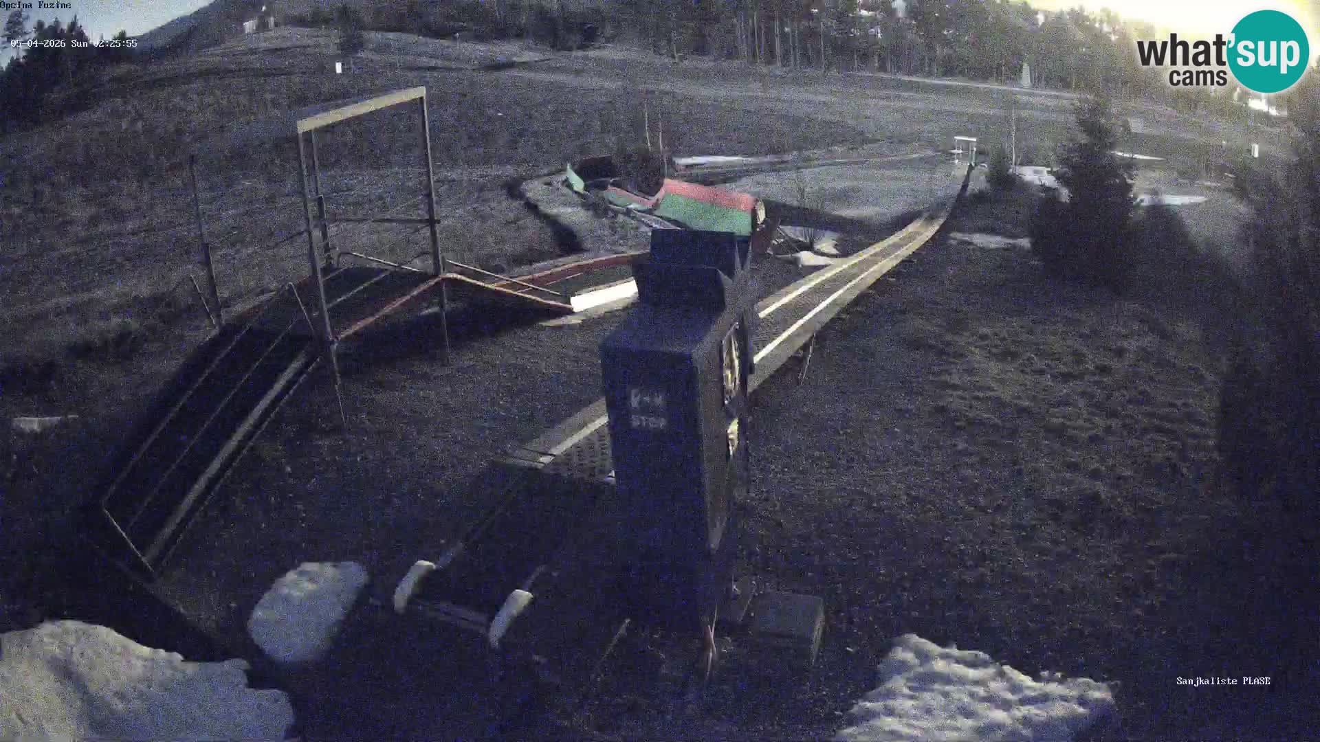 Spletna kamera v živo Sankališče Fužine – Hrvaška