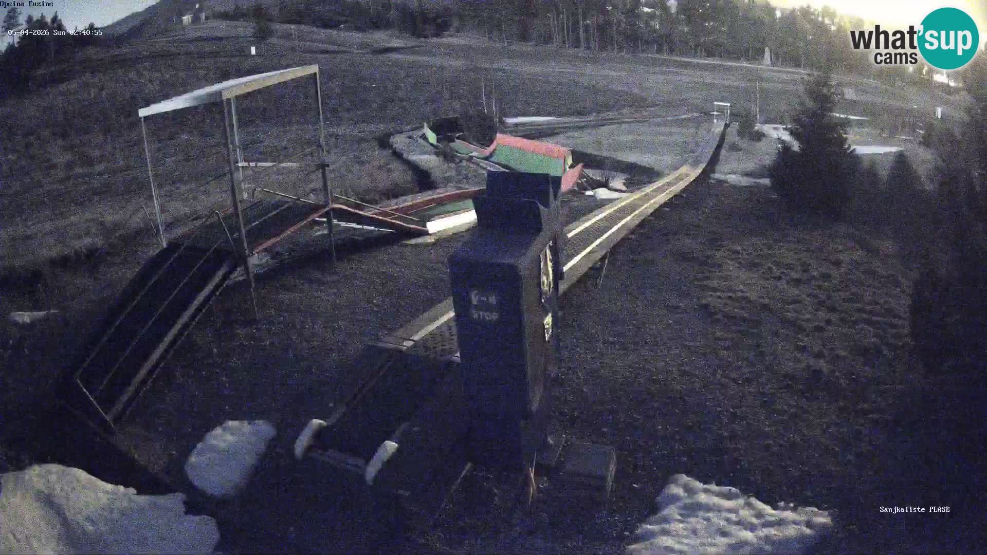 Webcam en direct Piste de luge de Fužine – Croatie