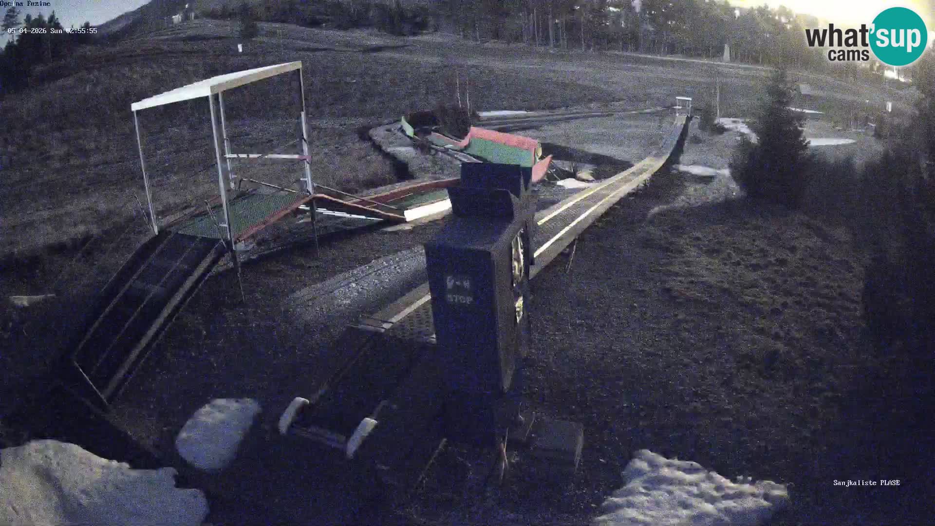 Webcam en direct Piste de luge de Fužine – Croatie