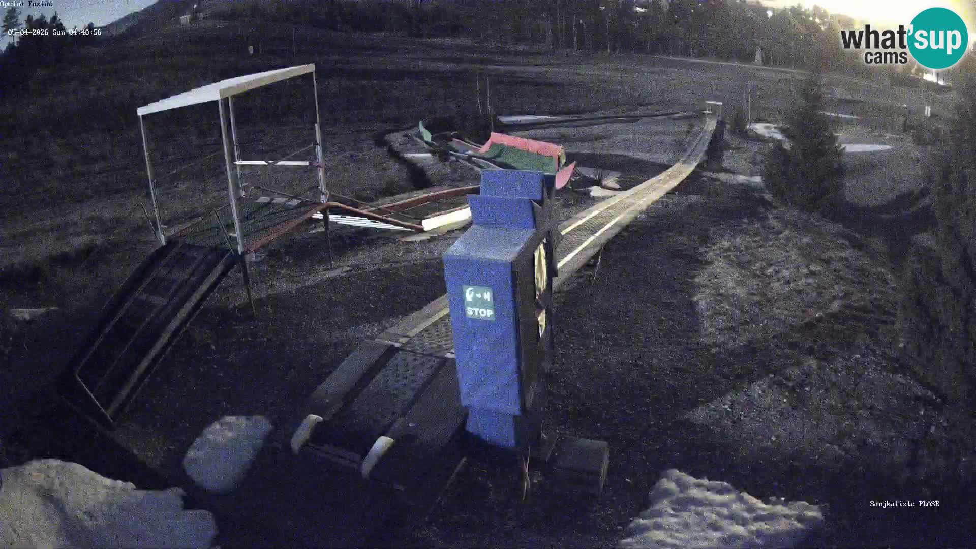 Live webcam Fužine toboggan run – Croatia