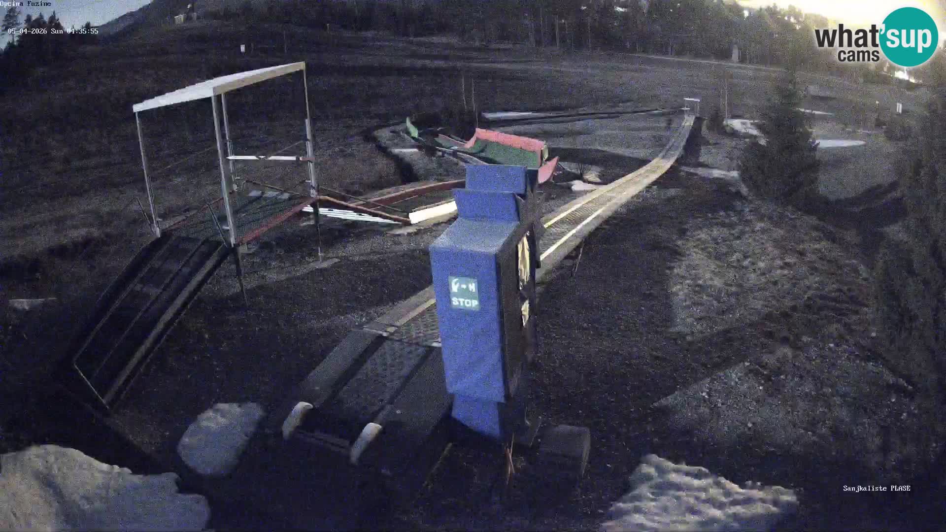 Live webcam Fužine toboggan run – Croatia