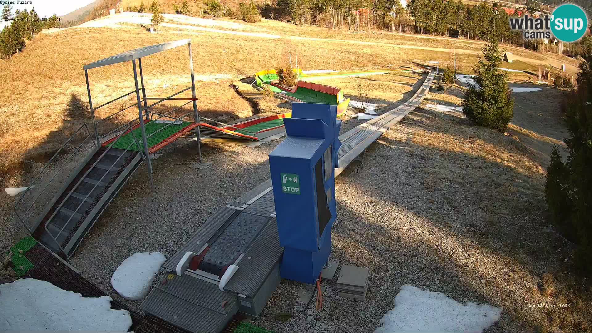 Webcam en direct Piste de luge de Fužine – Croatie