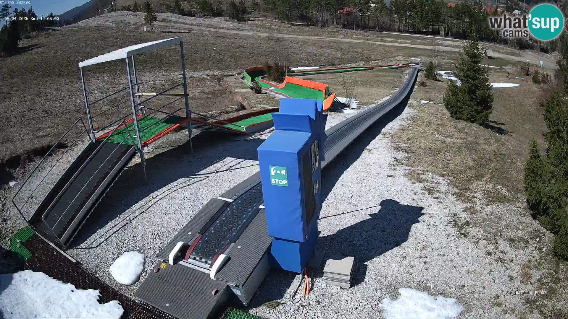 Webcam en direct Piste de luge de Fužine – Croatie