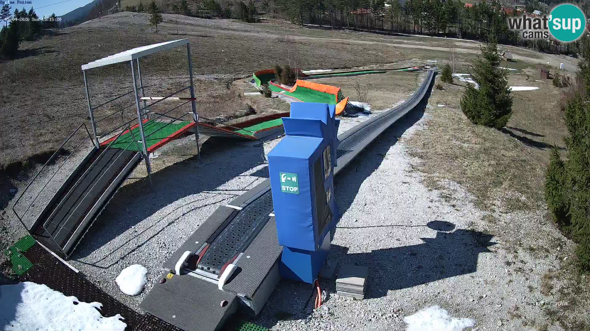 Webcam en direct Piste de luge de Fužine – Croatie