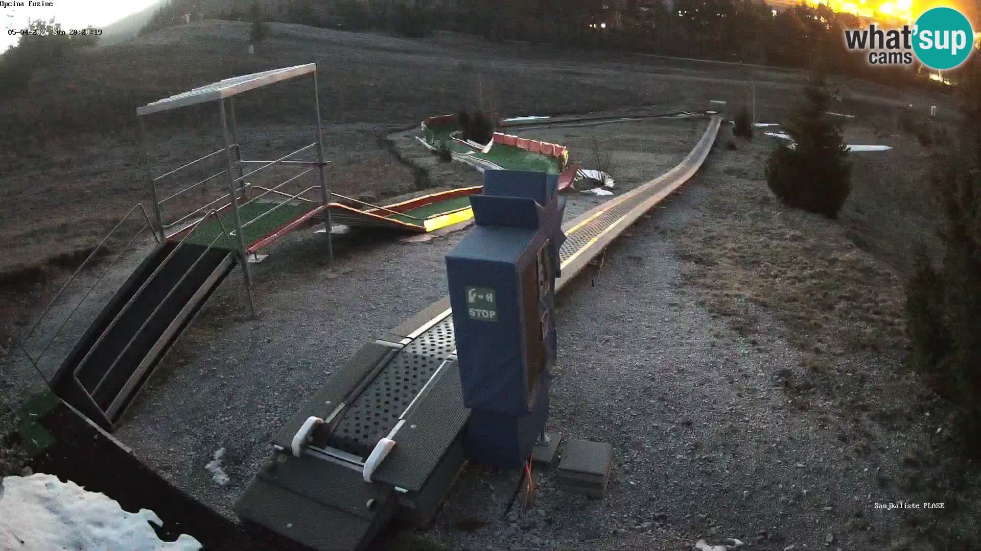 Spletna kamera v živo Sankališče Fužine – Hrvaška