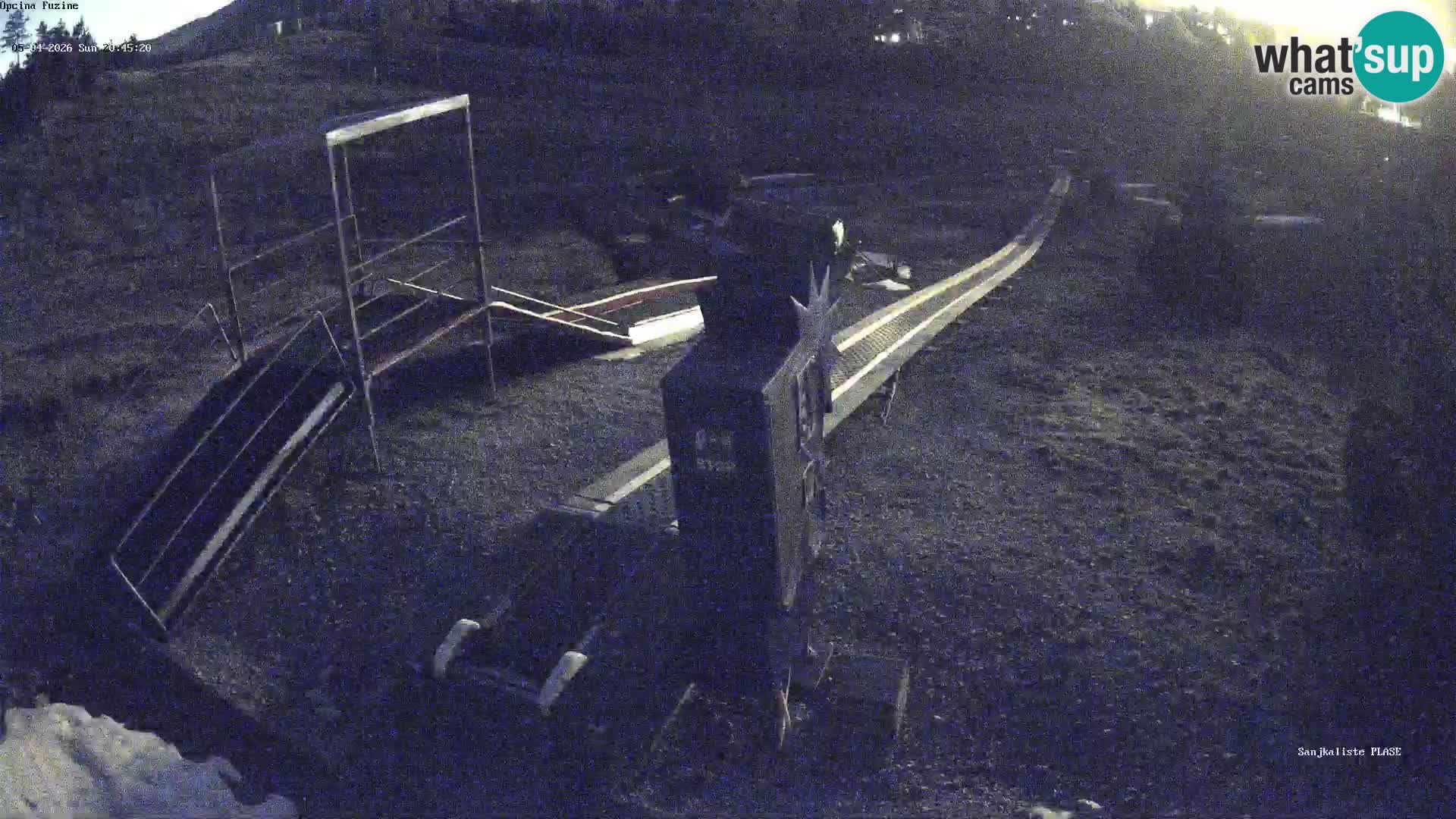 Live webcam Fužine toboggan run – Croatia