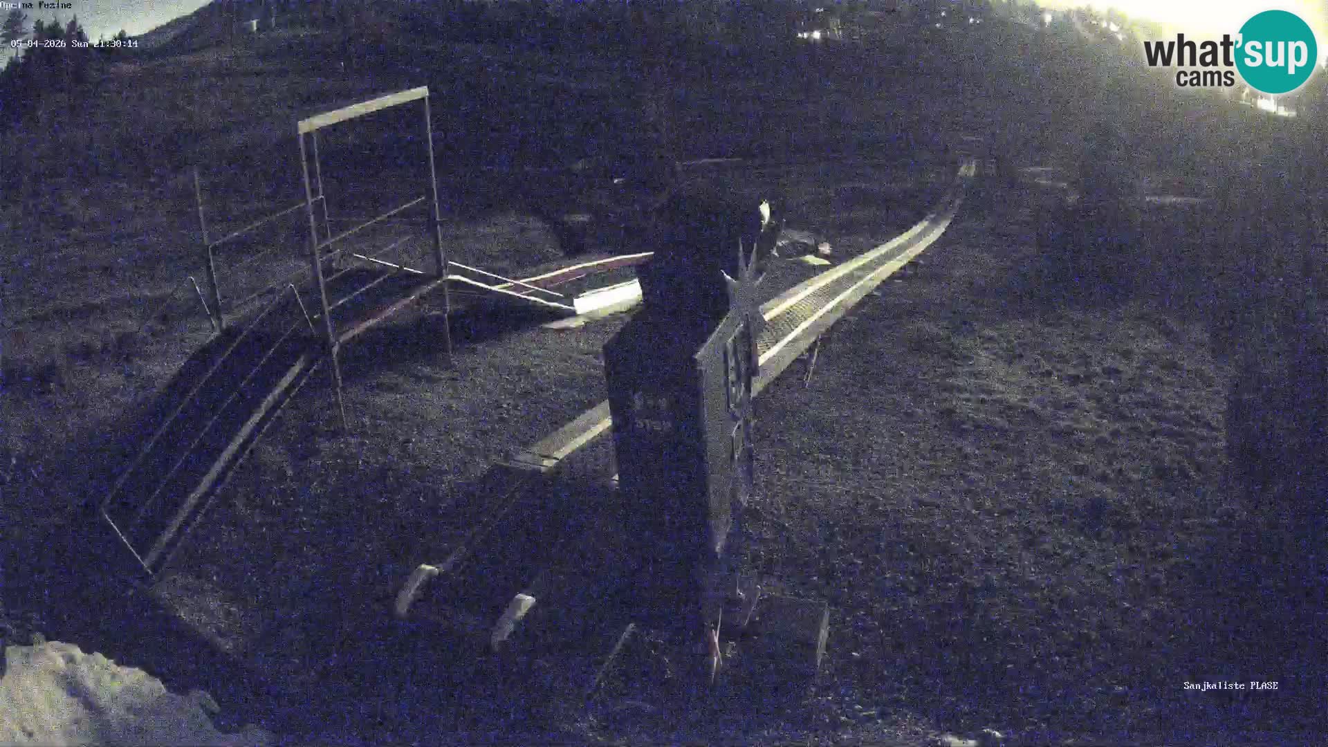 Live webcam Pista da slittino Fužine – Croazia