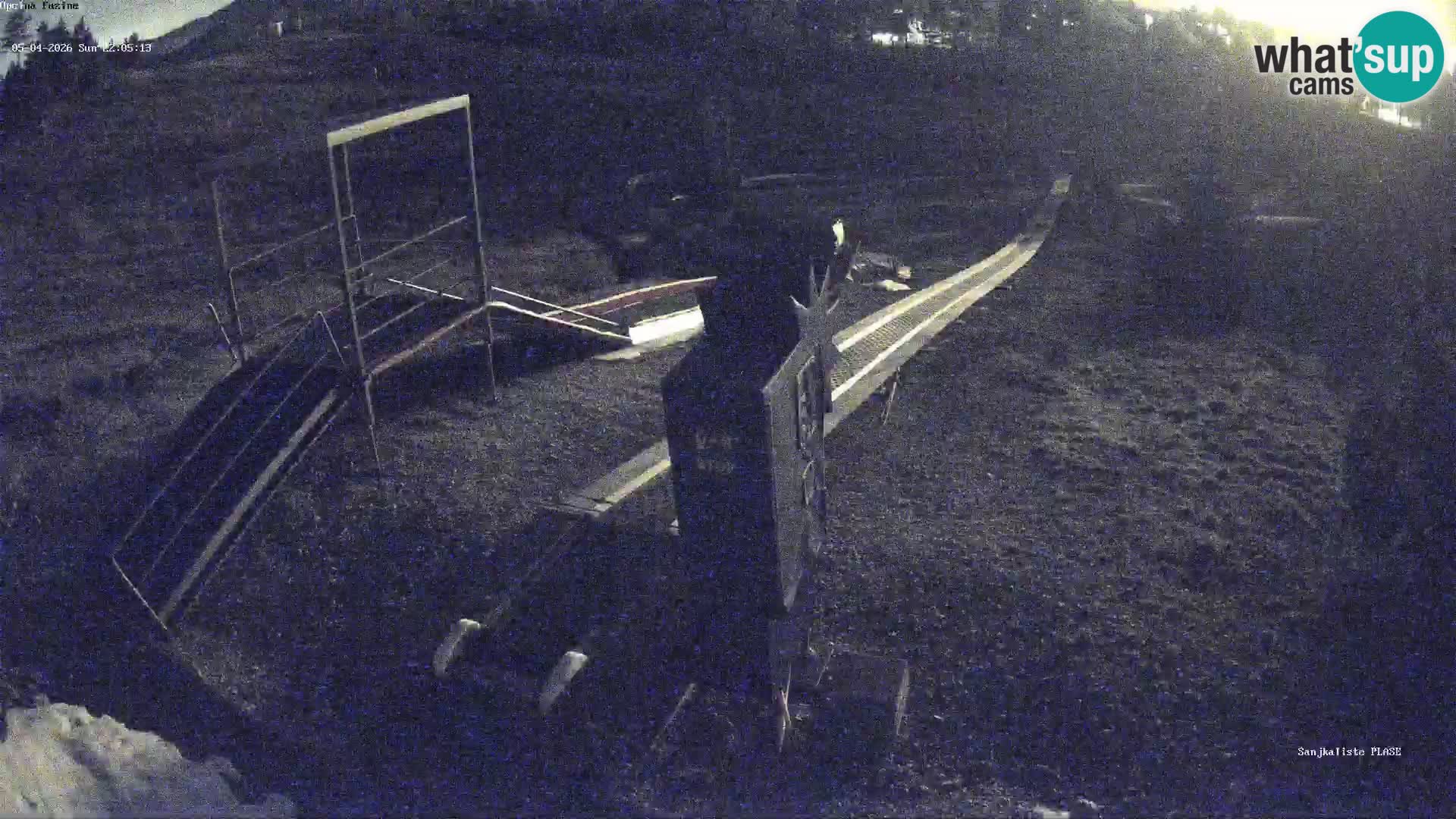 Live webcam Pista da slittino Fužine – Croazia