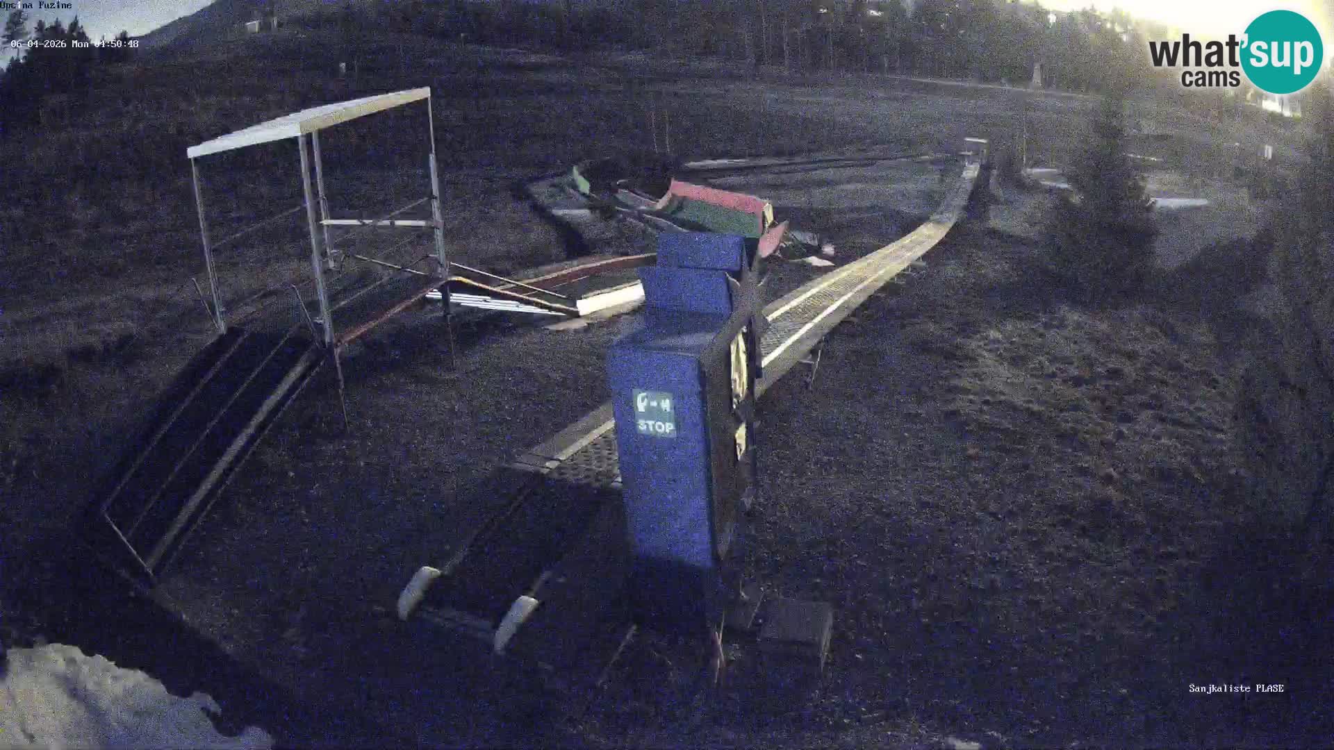 Live webcam Fužine toboggan run – Croatia