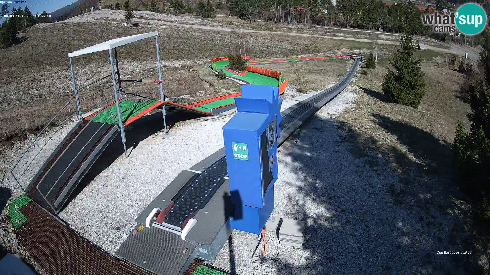 Webcam en vivo Pista de trineo Fužine – Croacia