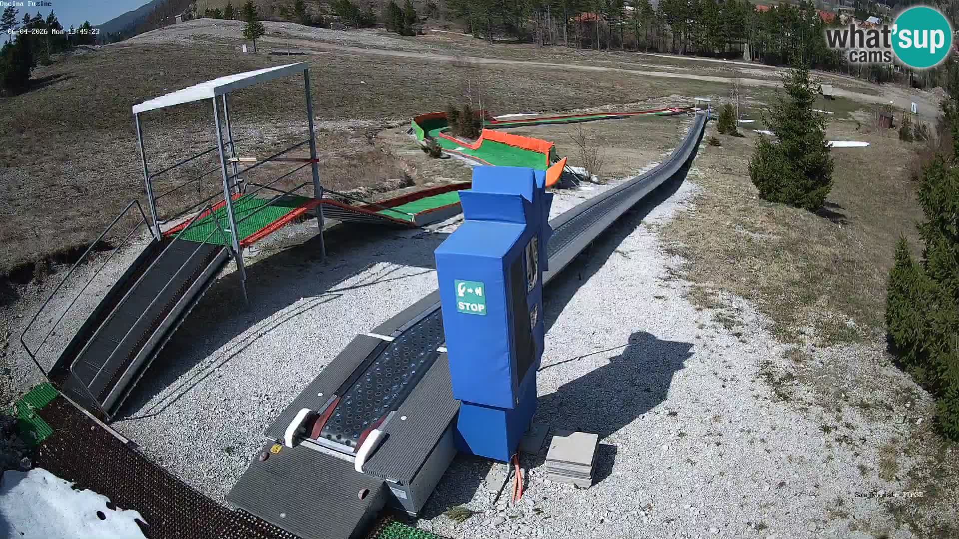 Webcam en vivo Pista de trineo Fužine – Croacia