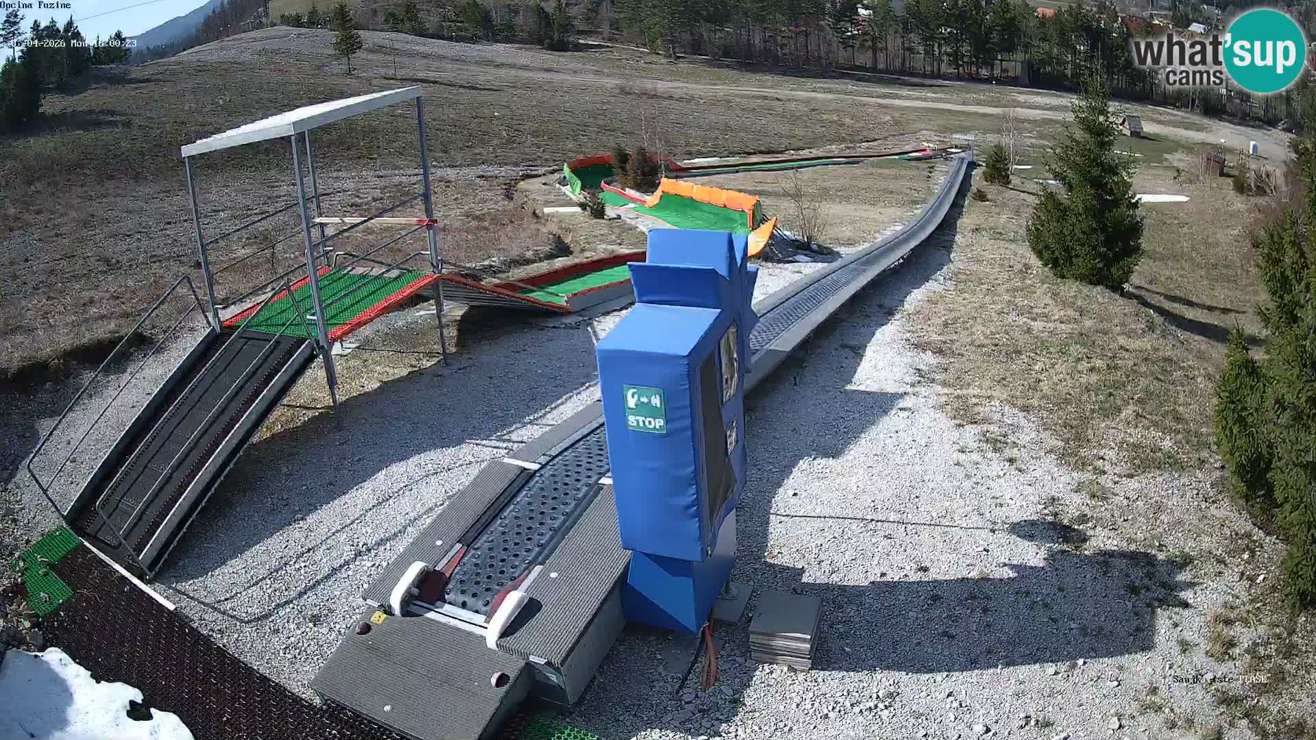Webcam en vivo Pista de trineo Fužine – Croacia