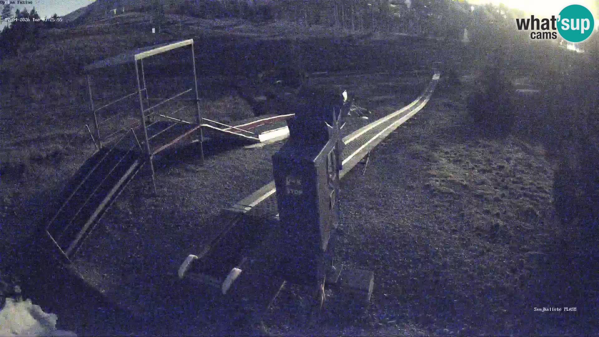 Live webcam Fužine toboggan run – Croatia