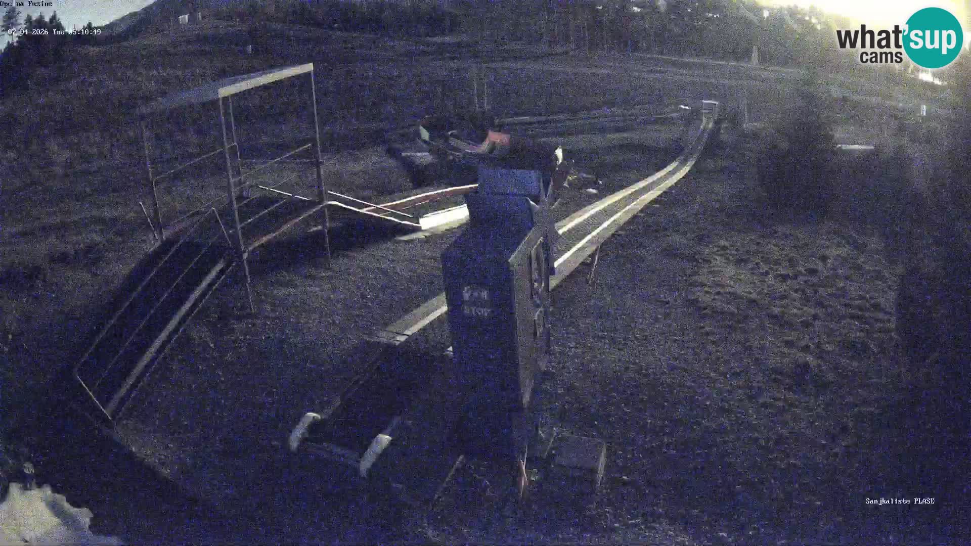 Live webcam Fužine toboggan run – Croatia