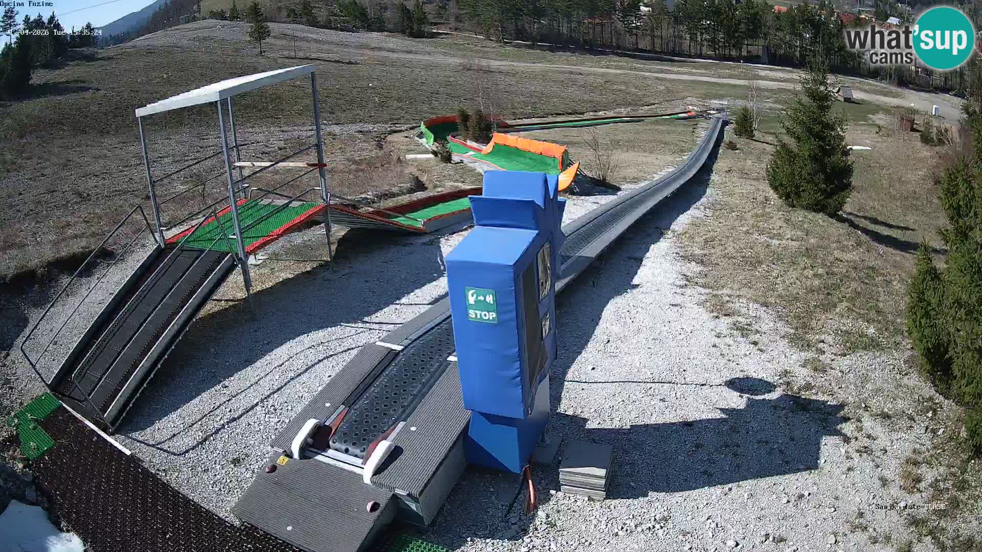 Webcam en vivo Pista de trineo Fužine – Croacia