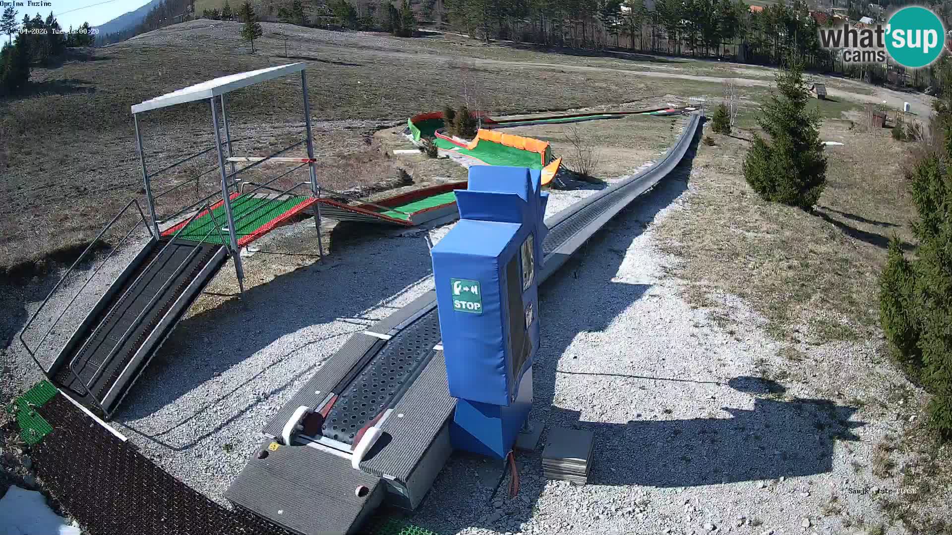 Webcam en direct Piste de luge de Fužine – Croatie