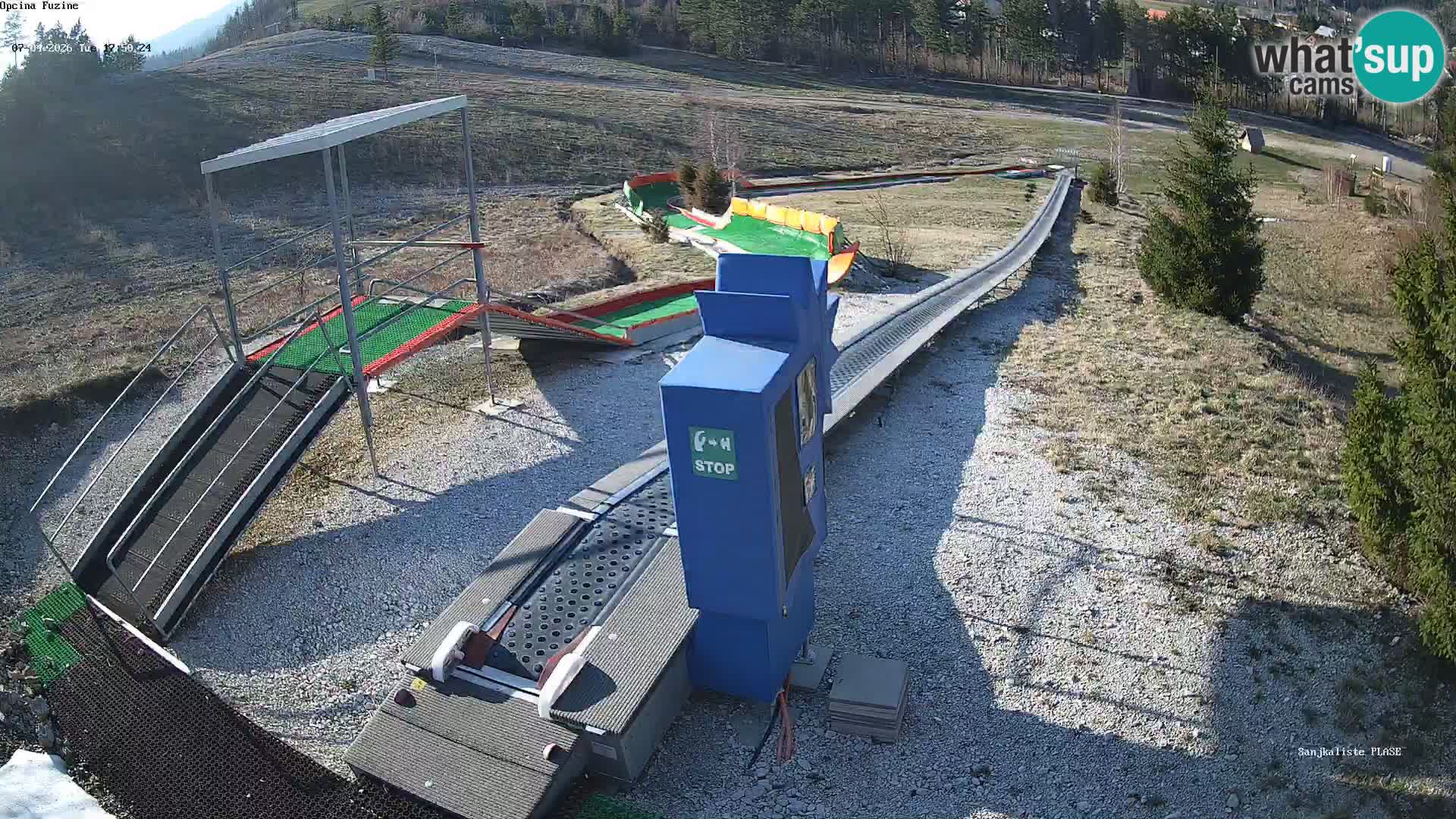 Webcam en direct Piste de luge de Fužine – Croatie