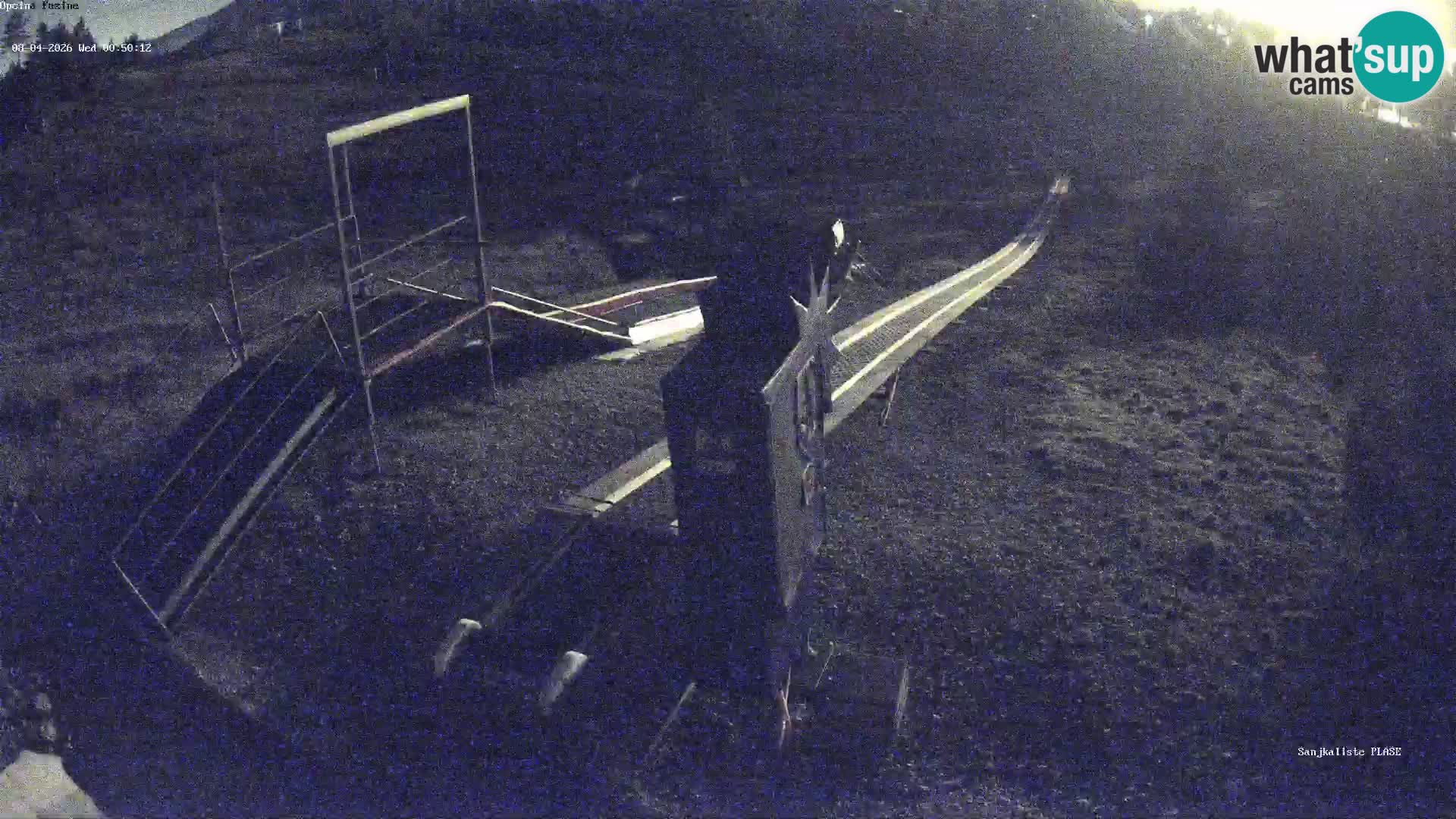 Webcam en direct Piste de luge de Fužine – Croatie