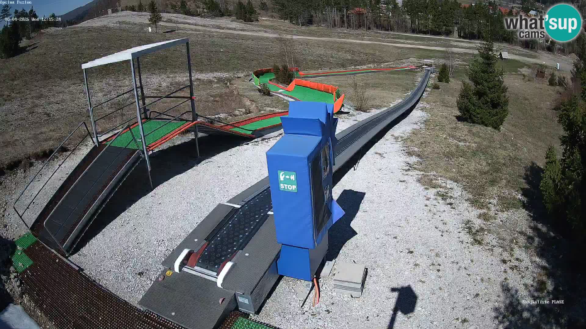 Live webcam Fužine toboggan run – Croatia