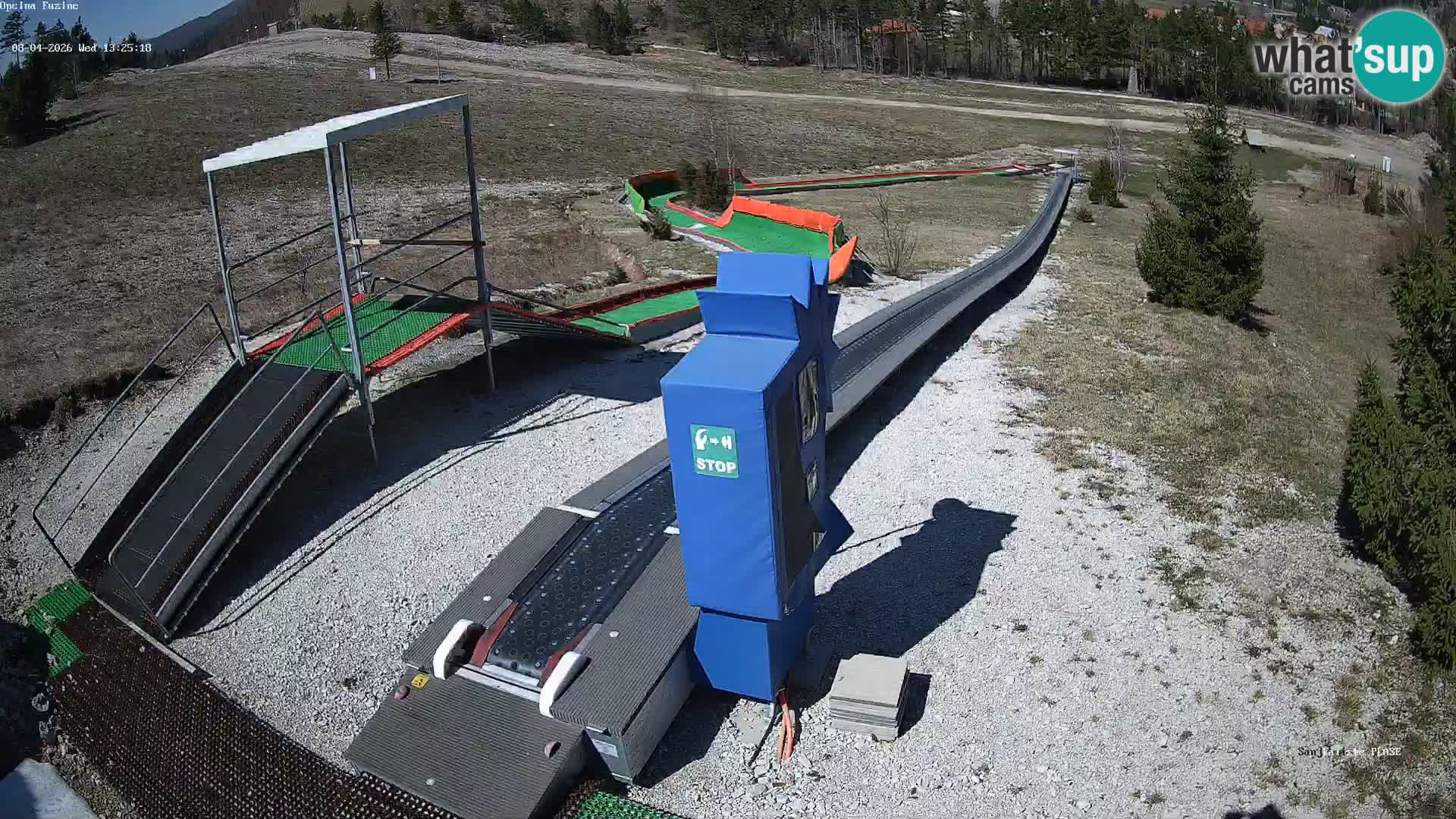 Spletna kamera v živo Sankališče Fužine – Hrvaška