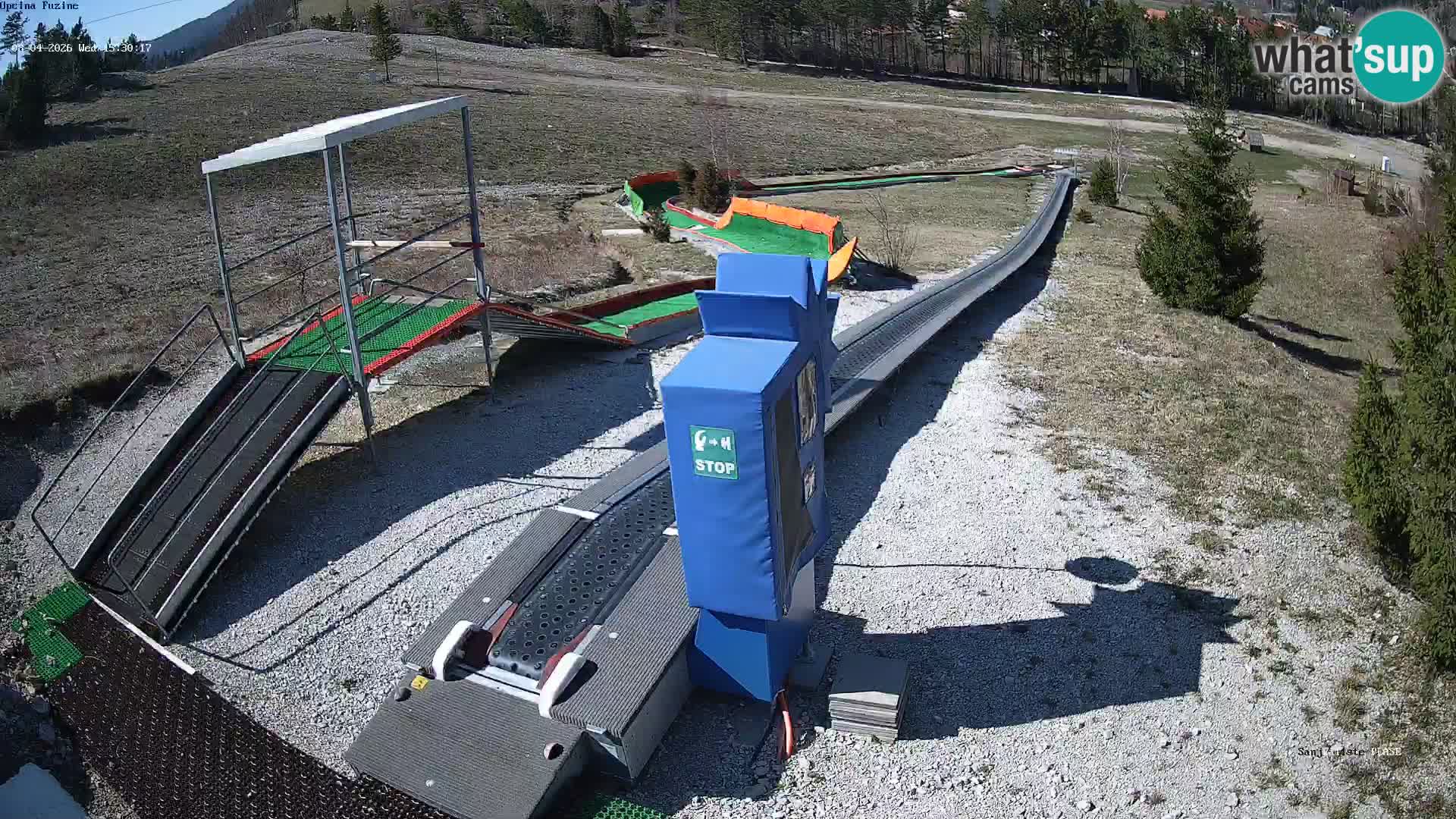 Live webcam Fužine toboggan run – Croatia