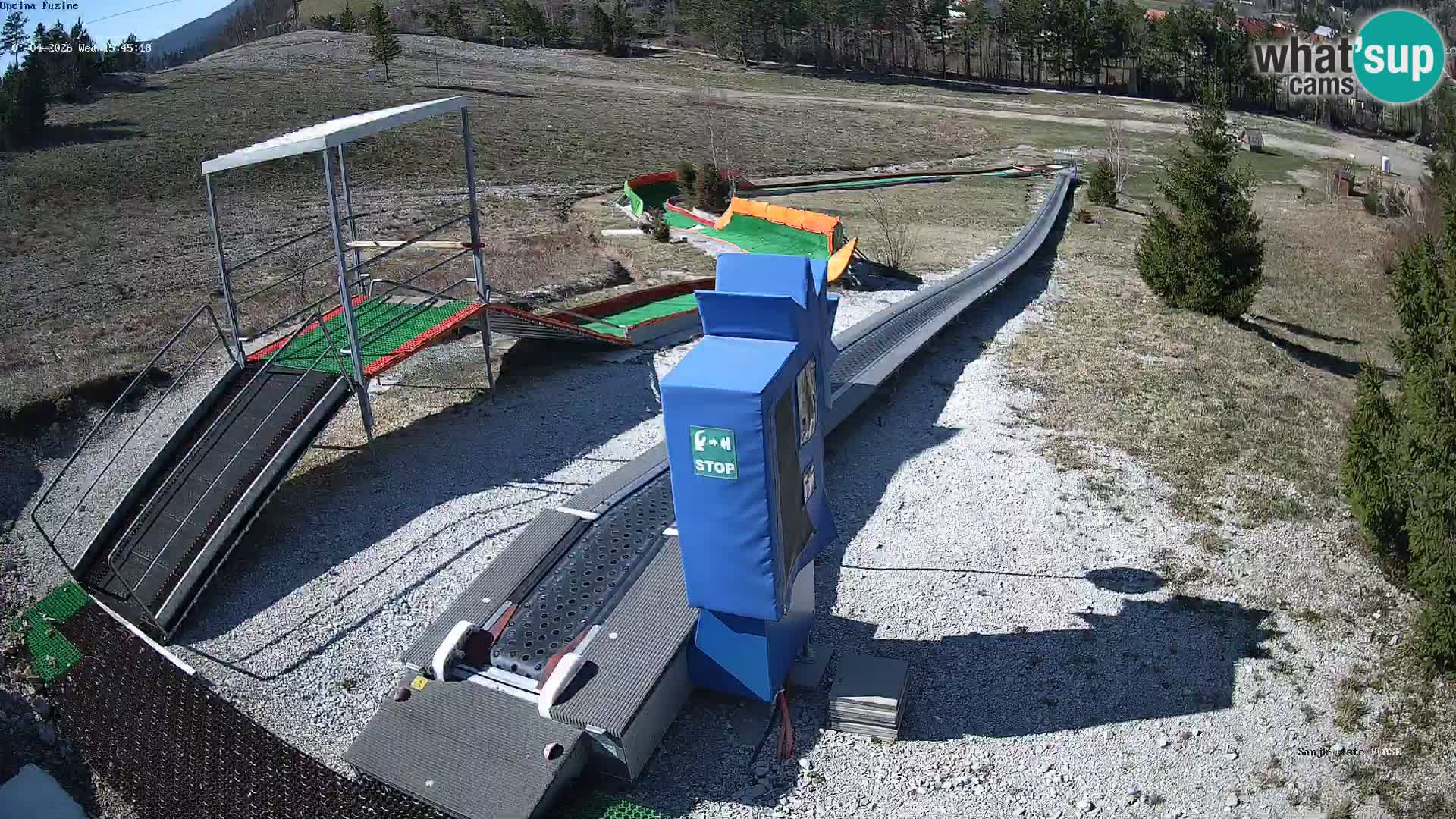 Webcam en vivo Pista de trineo Fužine – Croacia