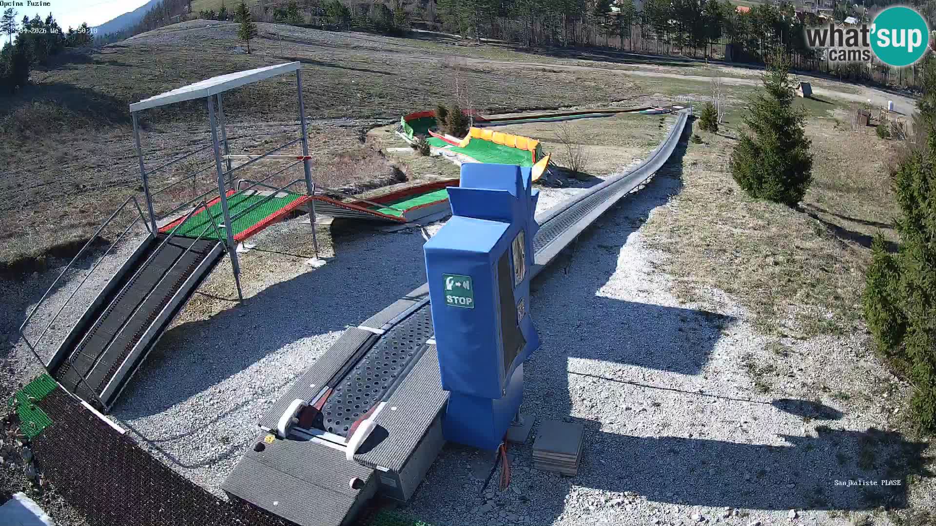 Live webcam Pista da slittino Fužine – Croazia