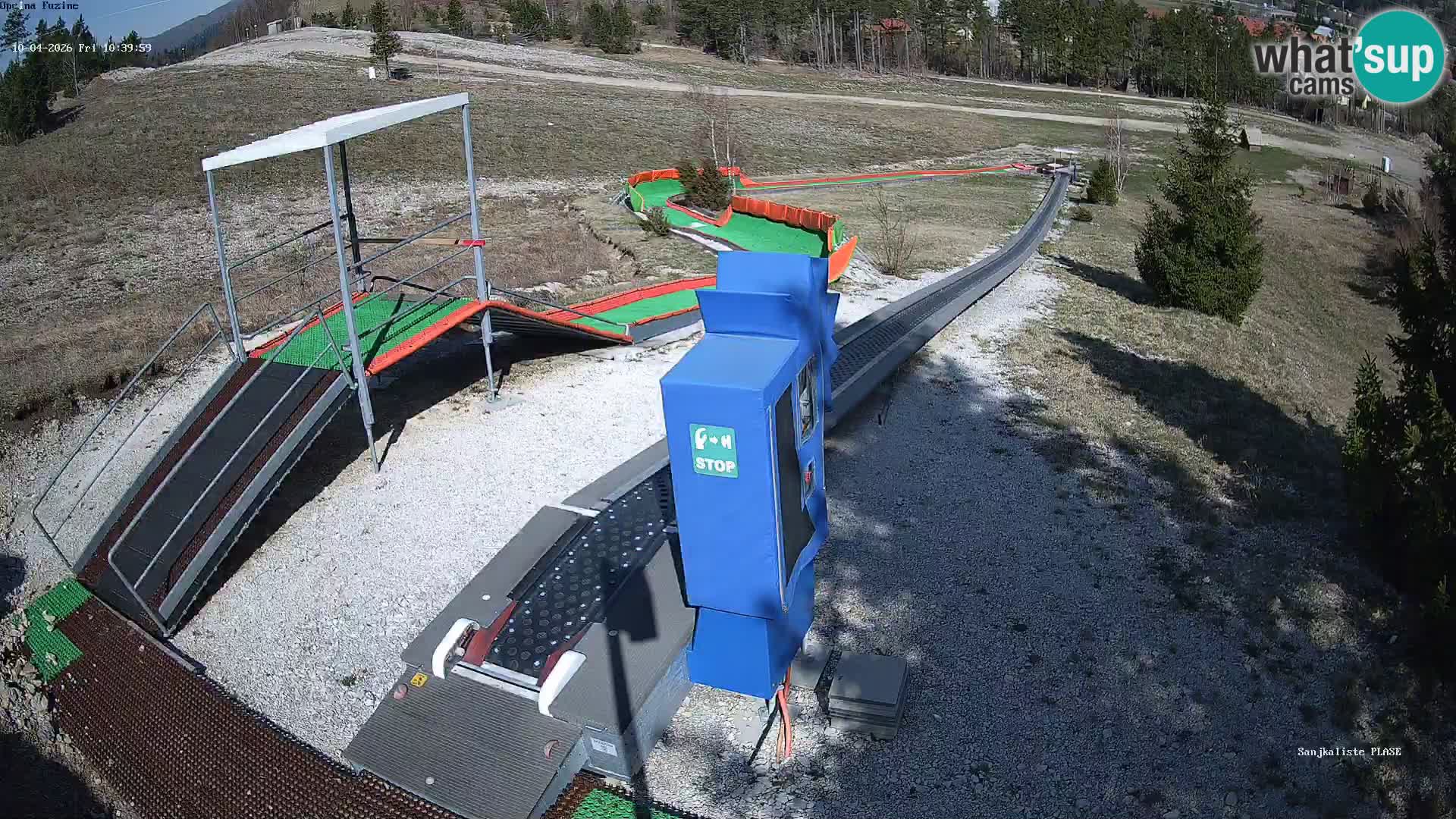 Live webcam Pista da slittino Fužine – Croazia