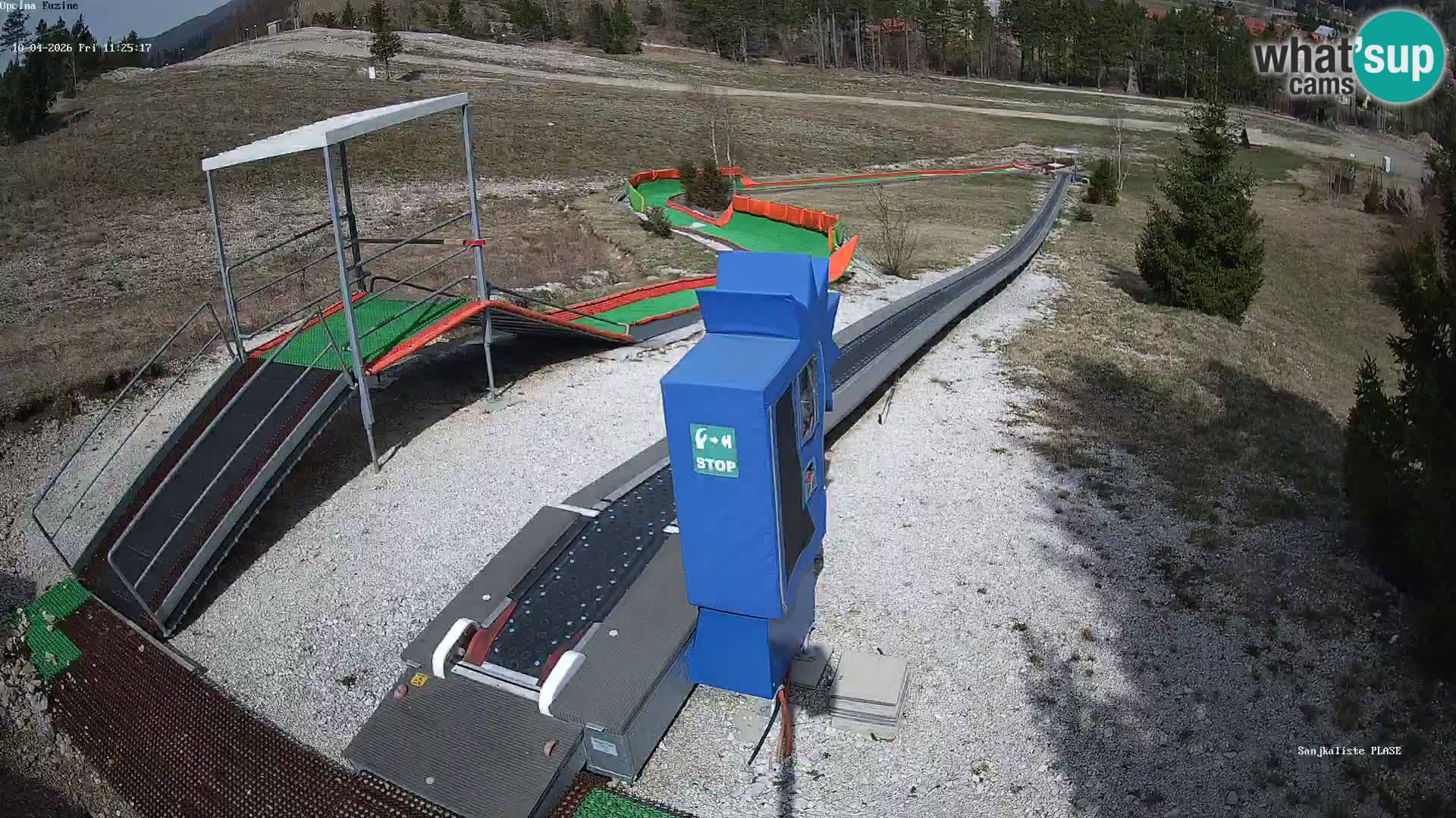 Spletna kamera v živo Sankališče Fužine – Hrvaška