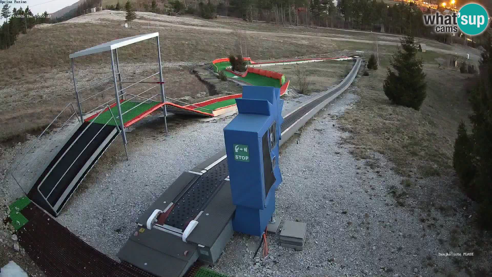 Spletna kamera v živo Sankališče Fužine – Hrvaška