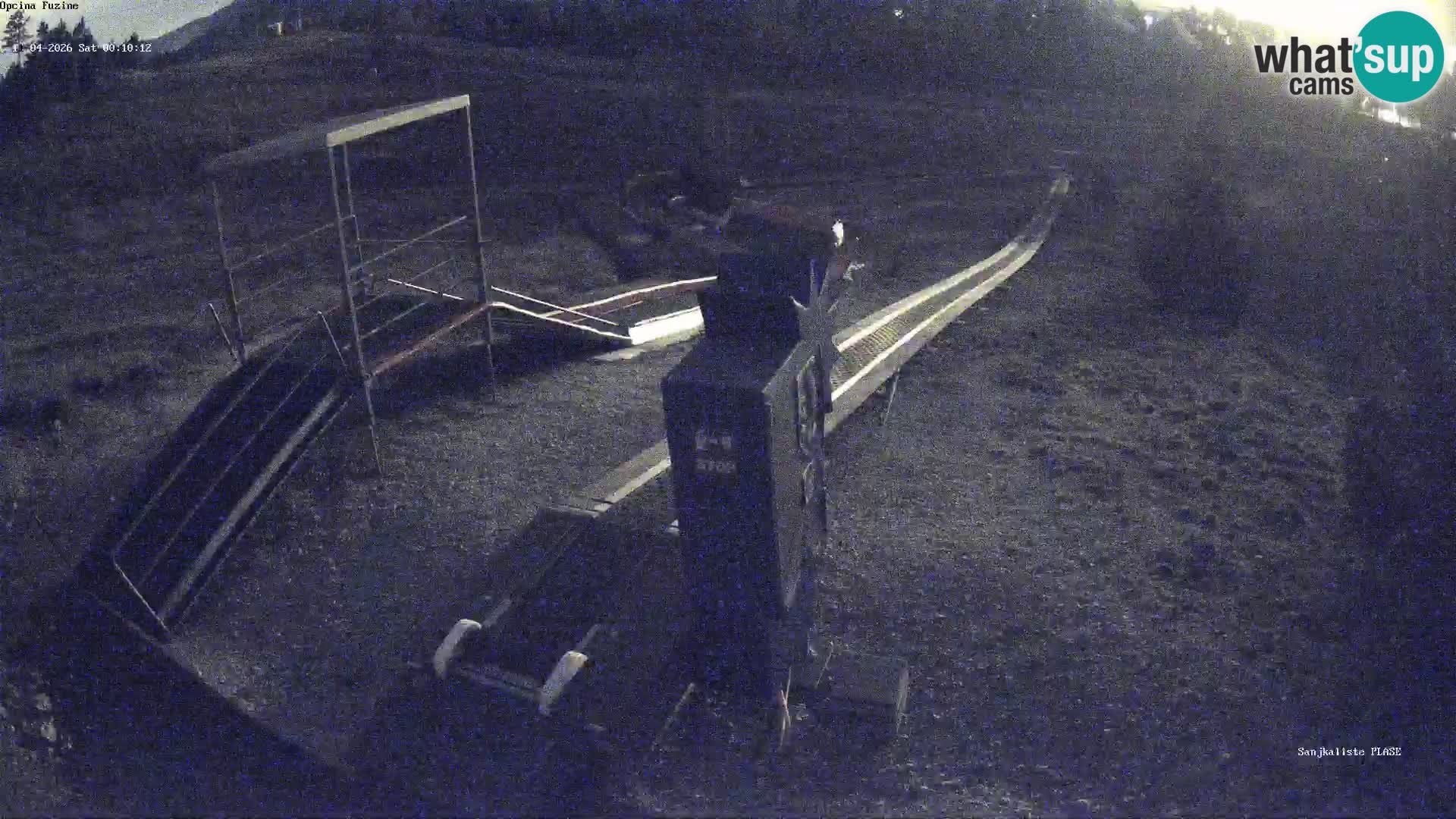 Webcam en direct Piste de luge de Fužine – Croatie