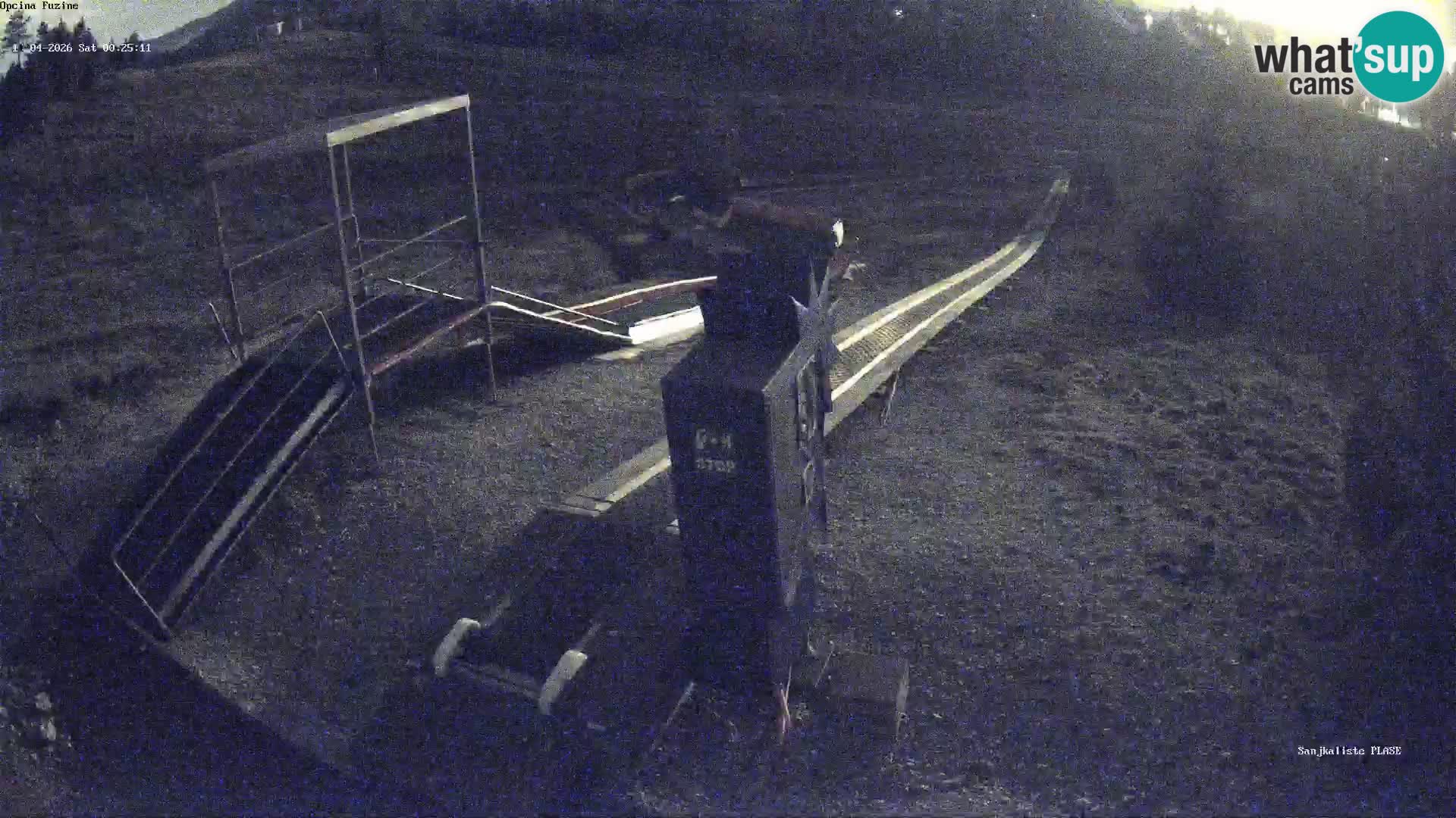 Webcam en direct Piste de luge de Fužine – Croatie