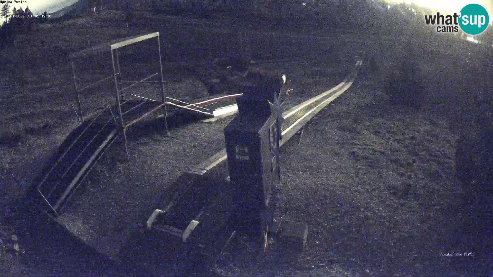 Live webcam Pista da slittino Fužine – Croazia