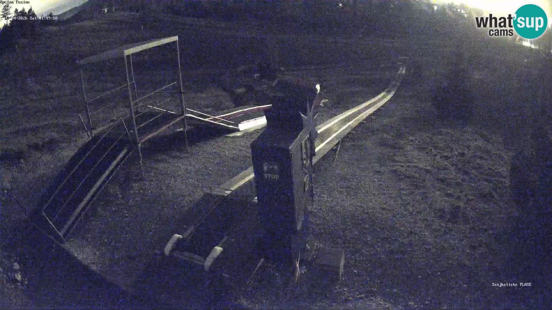 Webcam en vivo Pista de trineo Fužine – Croacia