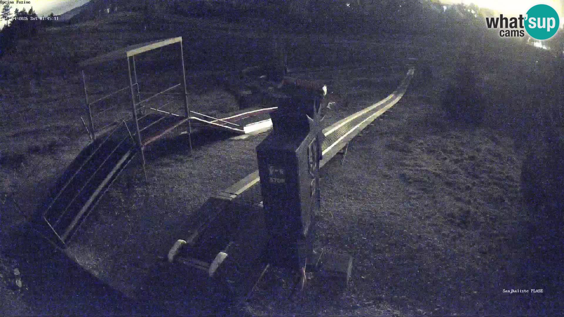 Webcam en vivo Pista de trineo Fužine – Croacia