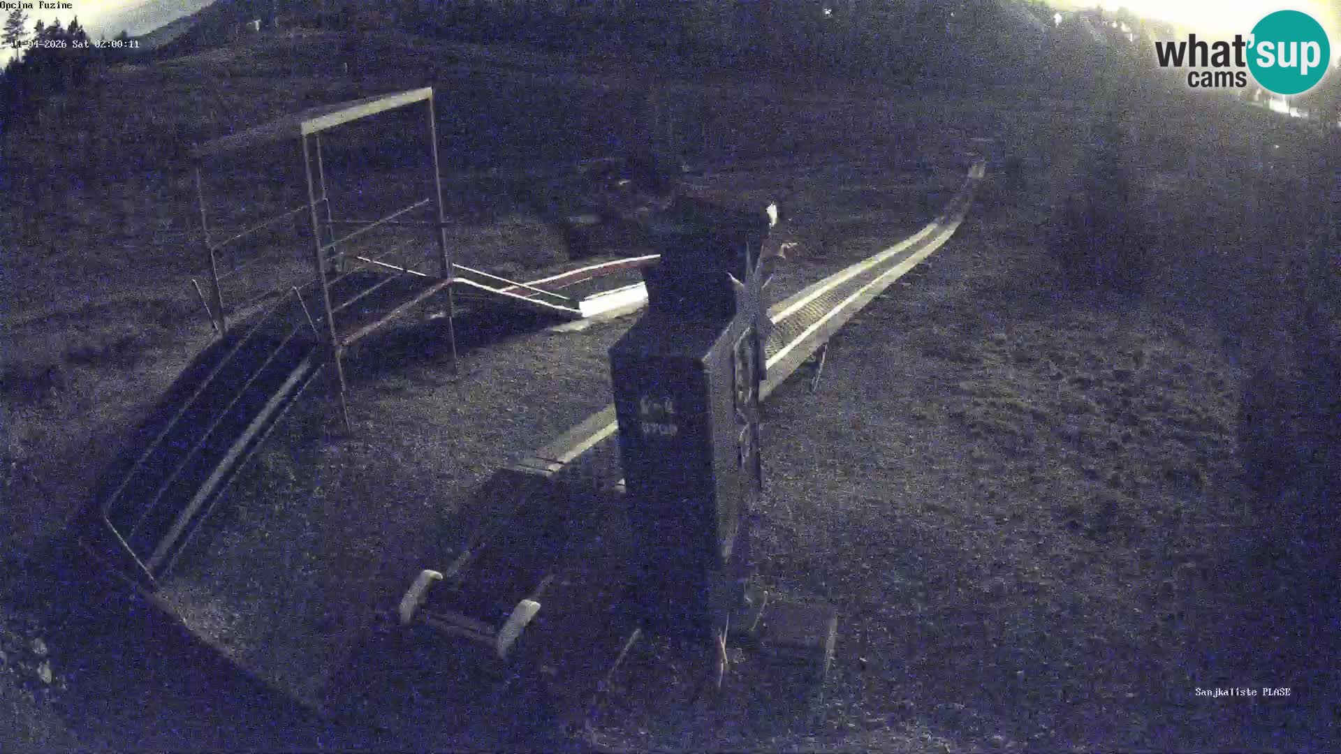 Webcam en direct Piste de luge de Fužine – Croatie